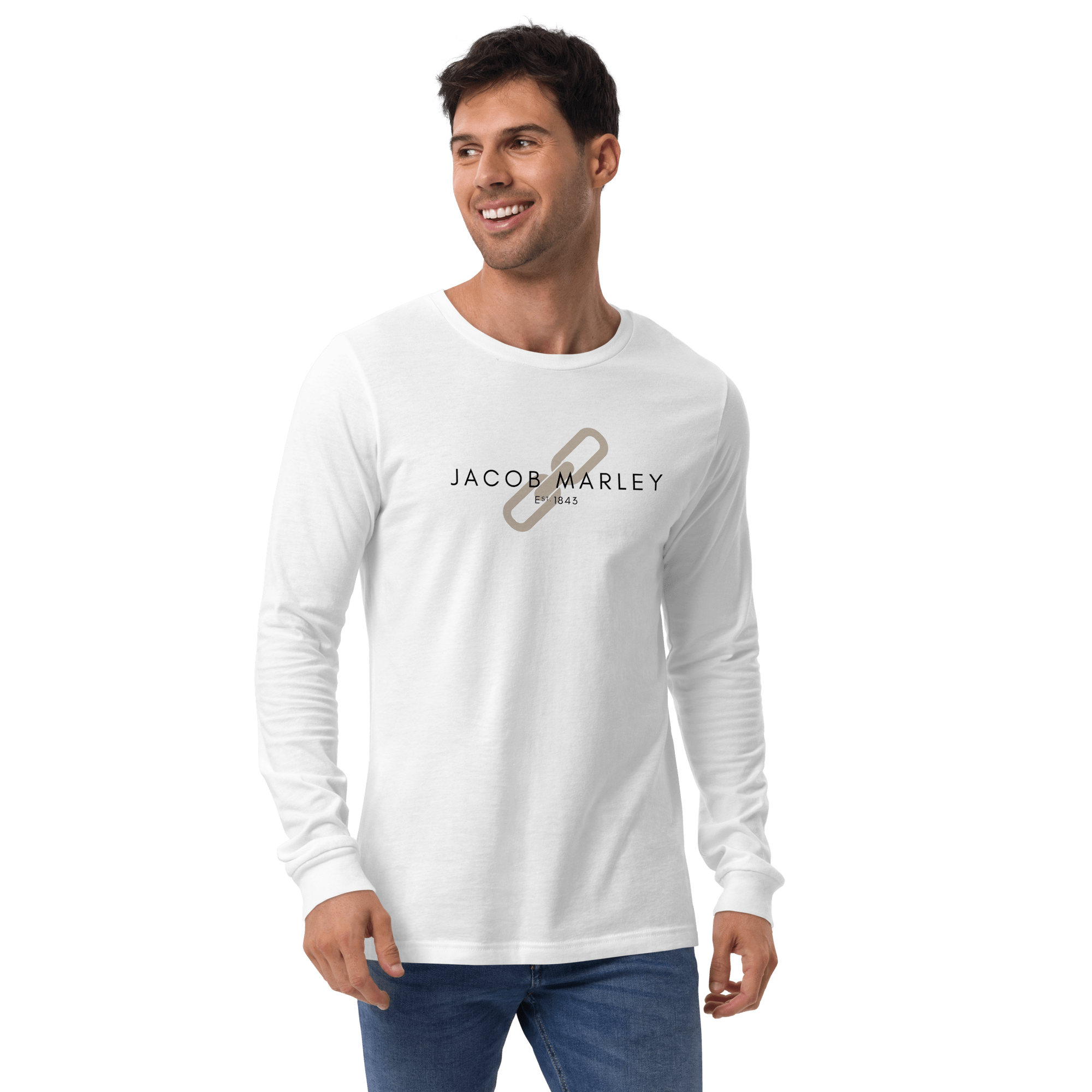 Jolly & Goode long sleeve shirts White / XS Jacob Marley Long-Sleeve Shirt Cheeky British Style