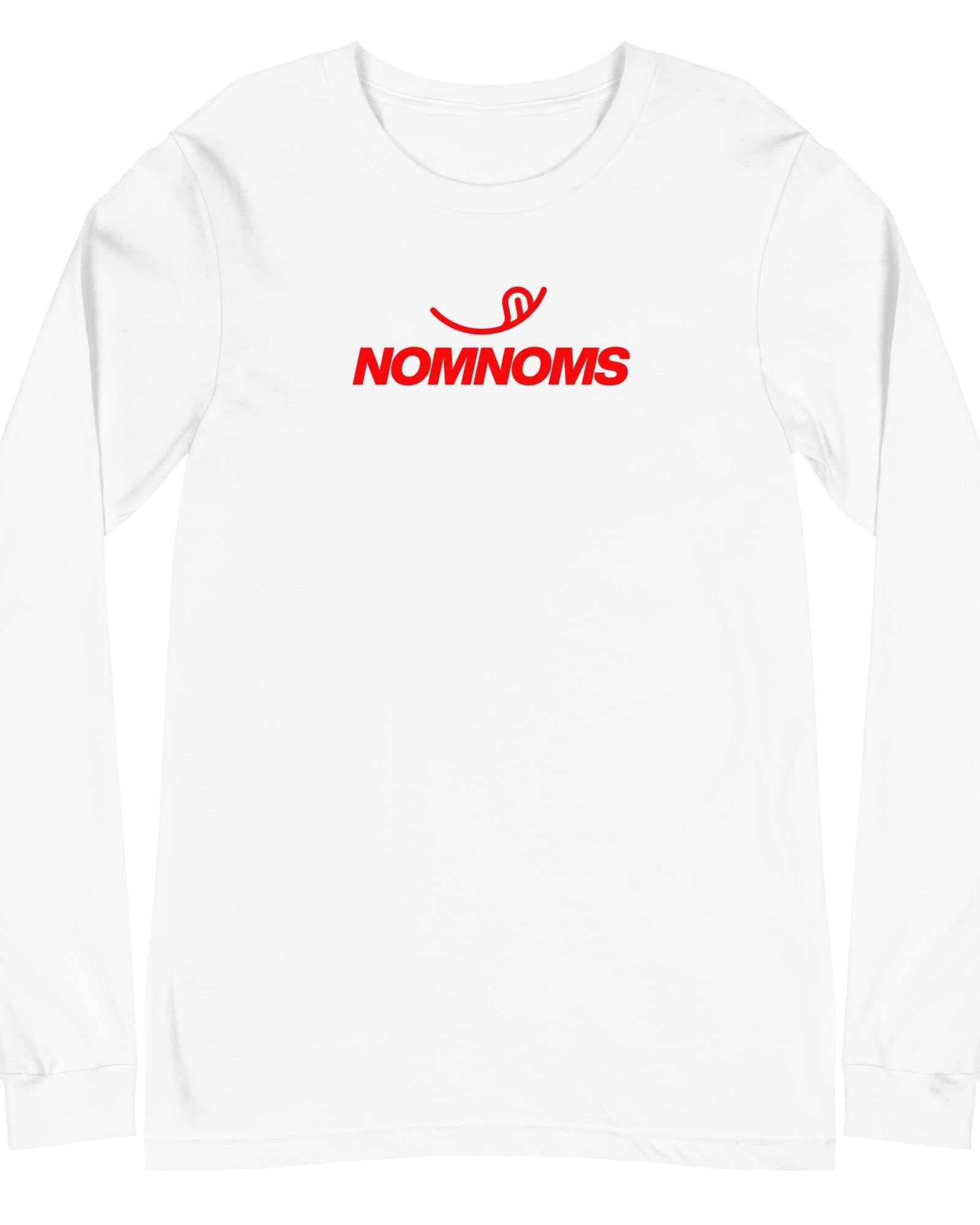 Jolly & Goode long sleeve shirts White / XS Nomnoms Long-Sleeve Shirt Cheeky British Style