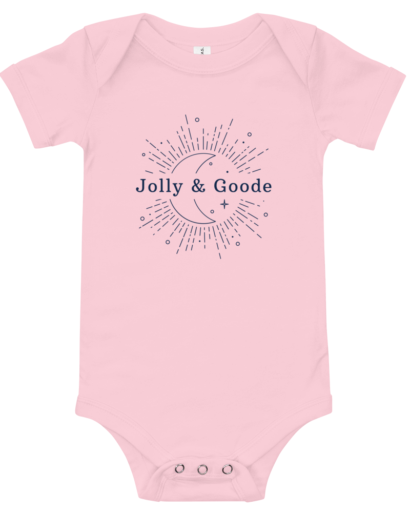 Jolly & Goode Lunar Onesie Pink / 3-6m Jolly & Goode