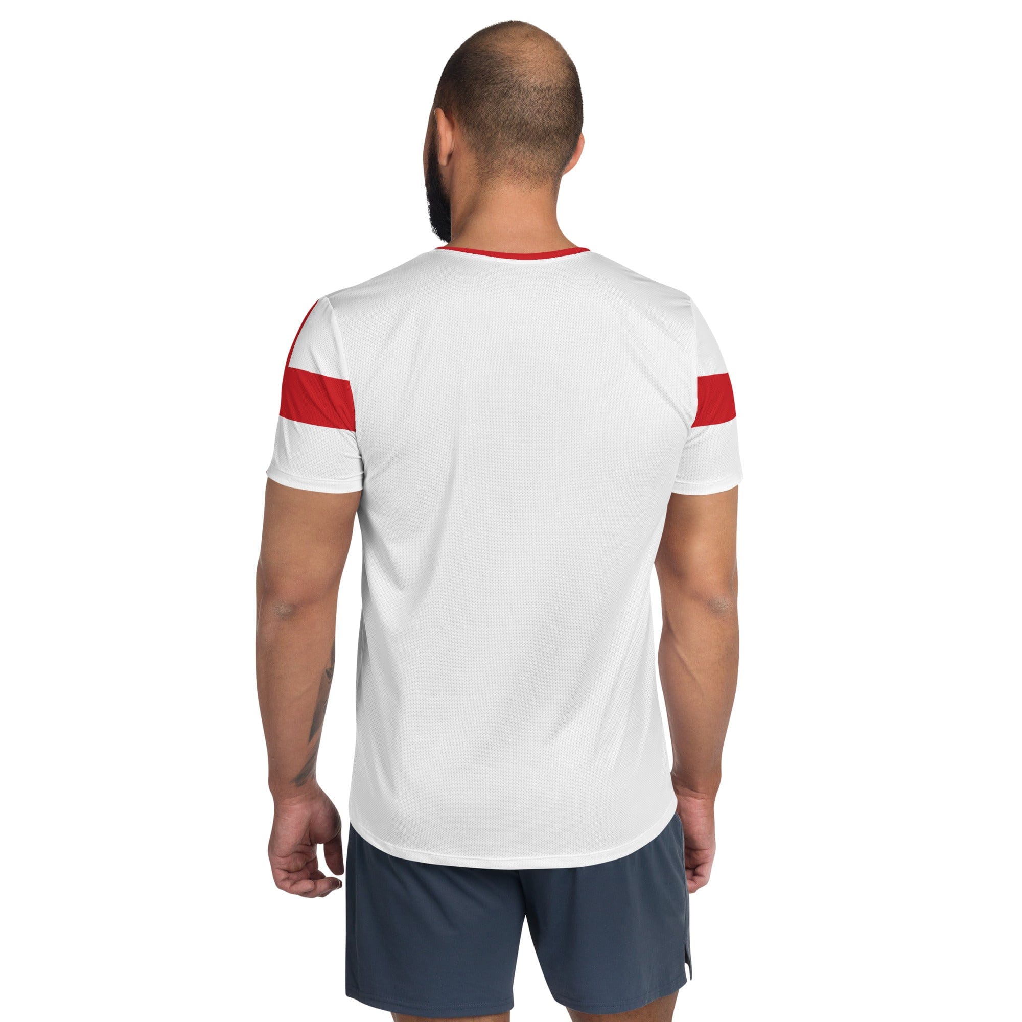 Jolly & Goode men's athletic shirts Flag of England Men's Workout Shirt Cheeky British Style