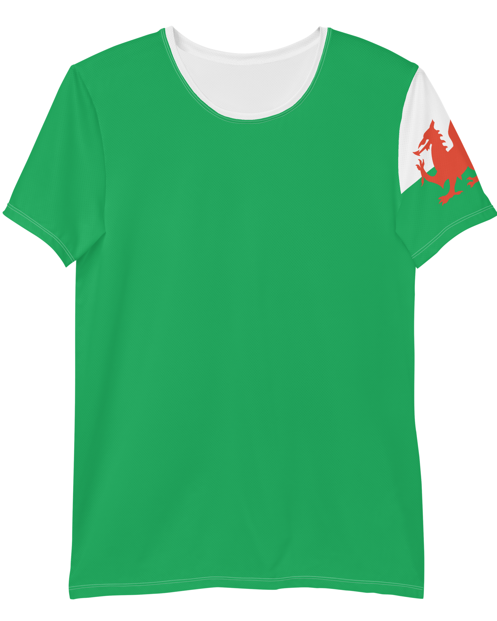 Jolly & Goode men's athletic shirts XS Flag of Wales | Men's Workout Shirt Cheeky British Style