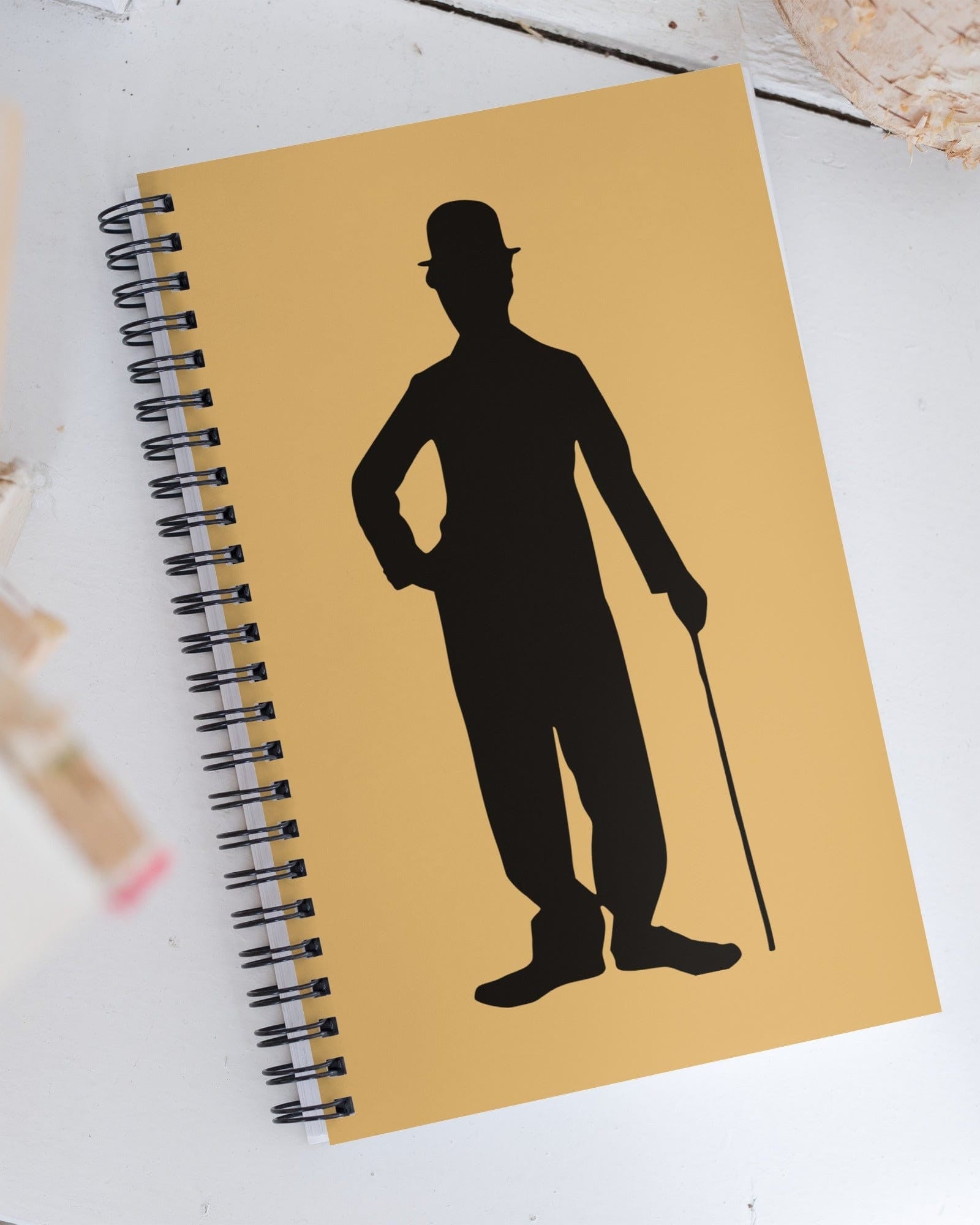 Jolly & Goode Notebooks & Notepads Chaplin Tramp Notebook Cheeky British Style