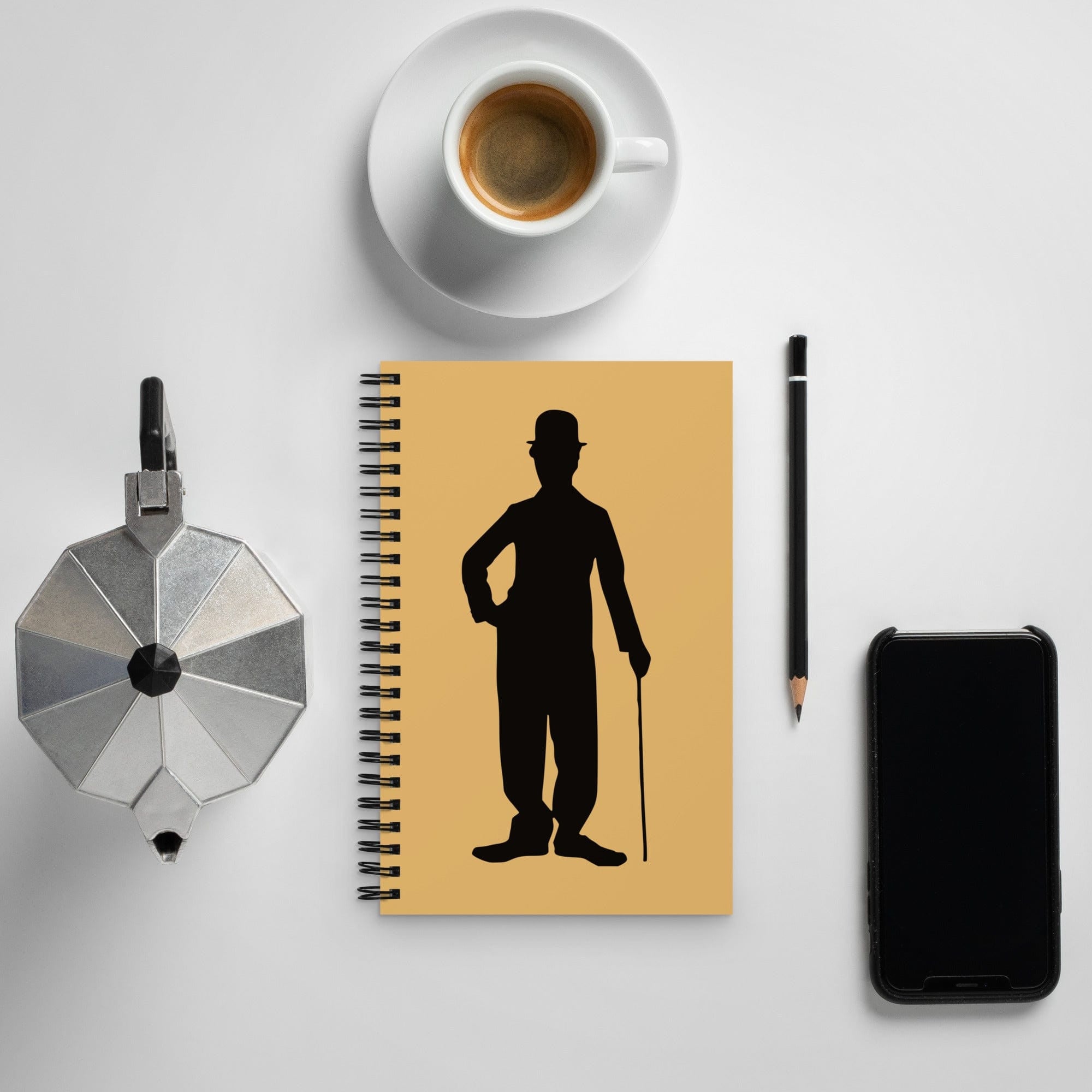 Jolly & Goode Notebooks & Notepads Chaplin Tramp Notebook Cheeky British Style