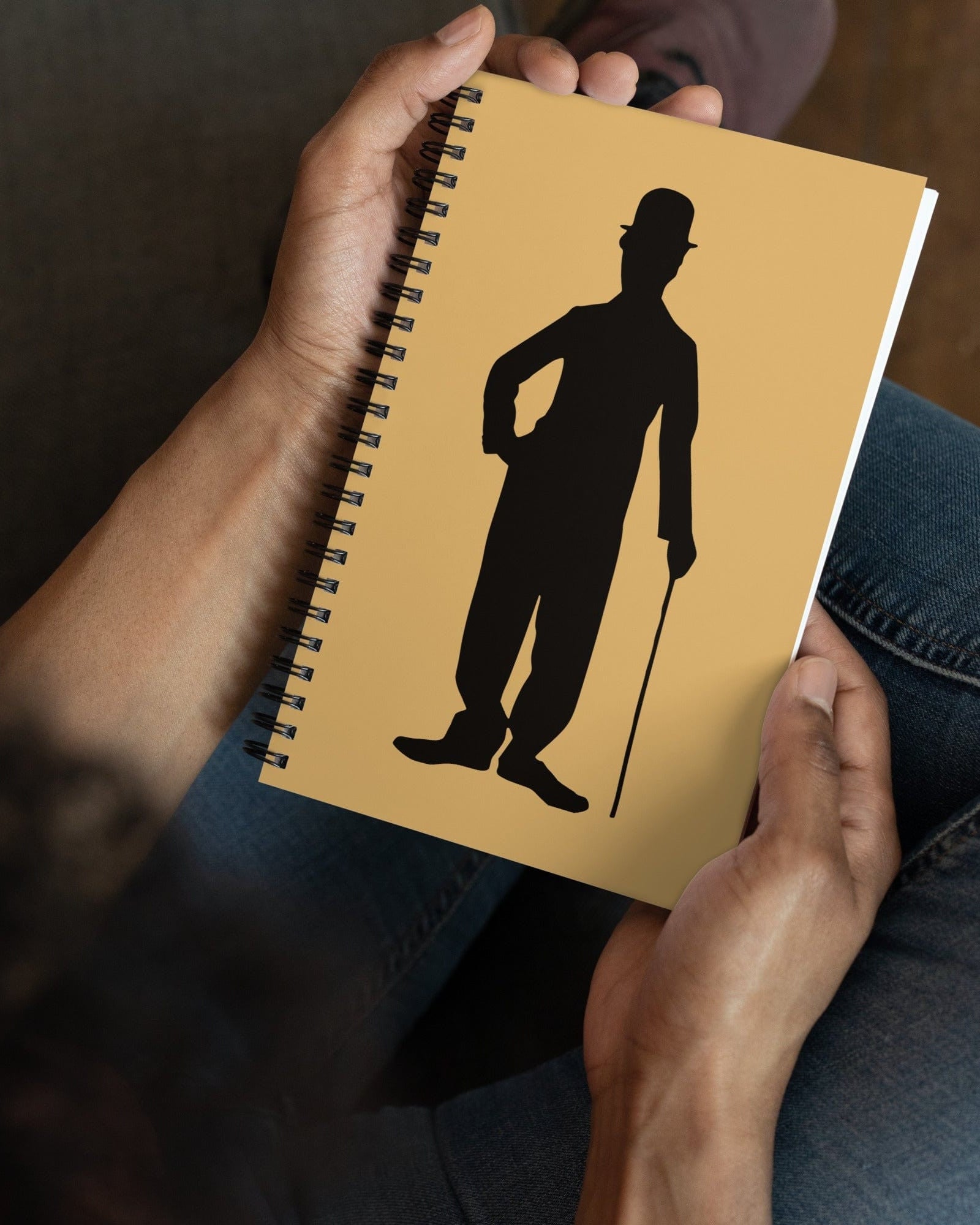 Jolly & Goode Notebooks & Notepads Chaplin Tramp Notebook Cheeky British Style