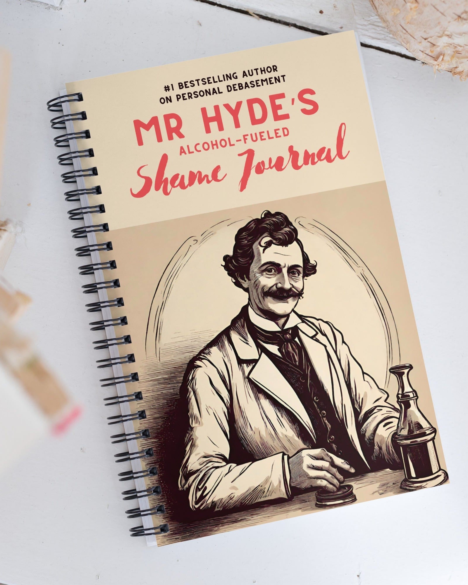 Jolly & Goode Notebooks & Notepads Mr Hyde's Shame Journal Cheeky British Style