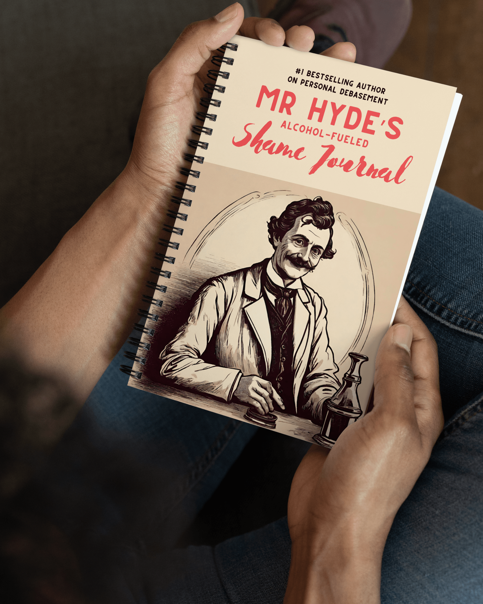 Jolly & Goode Notebooks & Notepads Mr Hyde's Shame Journal Cheeky British Style