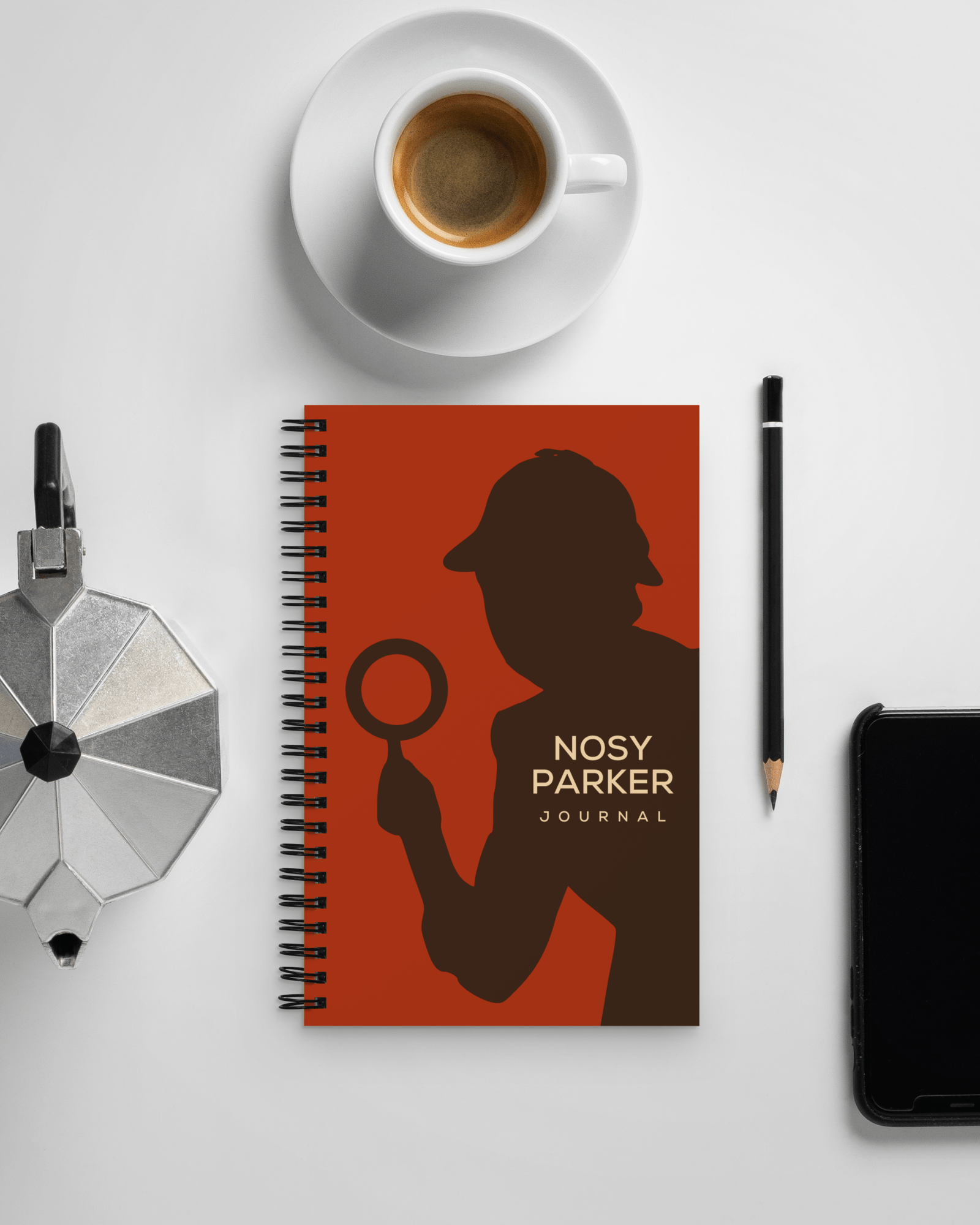 Jolly & Goode Notebooks & Notepads Nosy Parker Journal Cheeky British Style