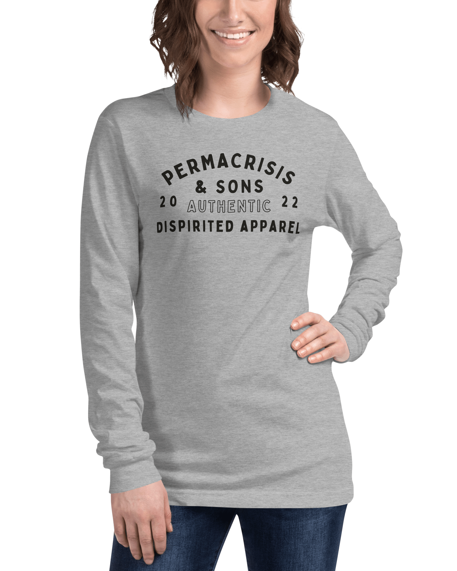 Jolly & Goode Permacrisis & Sons Long-Sleeve Shirt Cheeky British Style