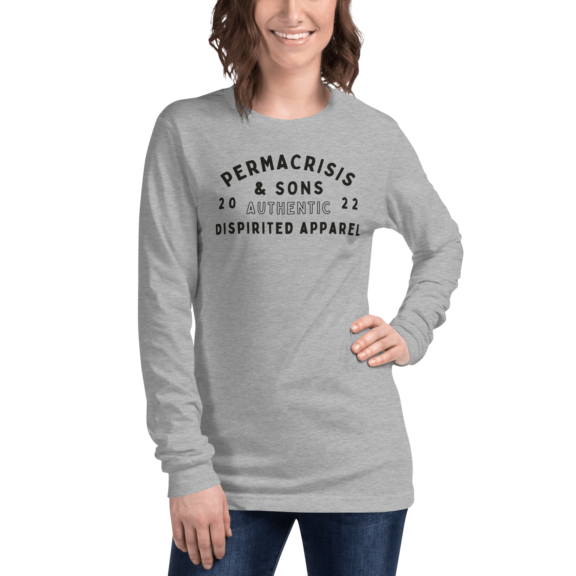 Jolly & Goode Permacrisis & Sons Long-Sleeve Shirt Cheeky British Style