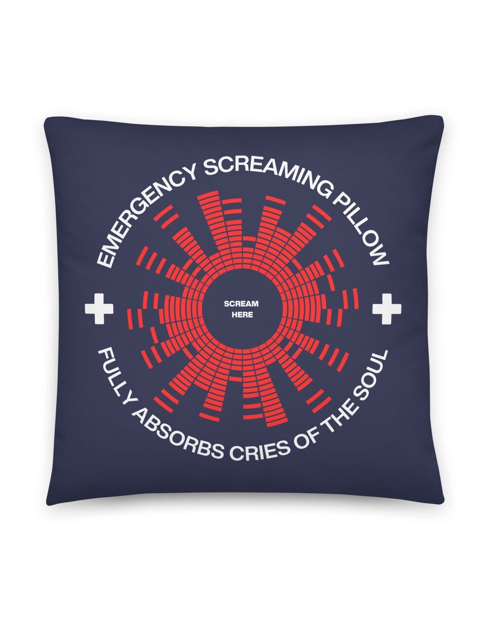 Jolly & Goode Pillow Emergency Screaming Pillow in Am I Blue Cheeky British Style