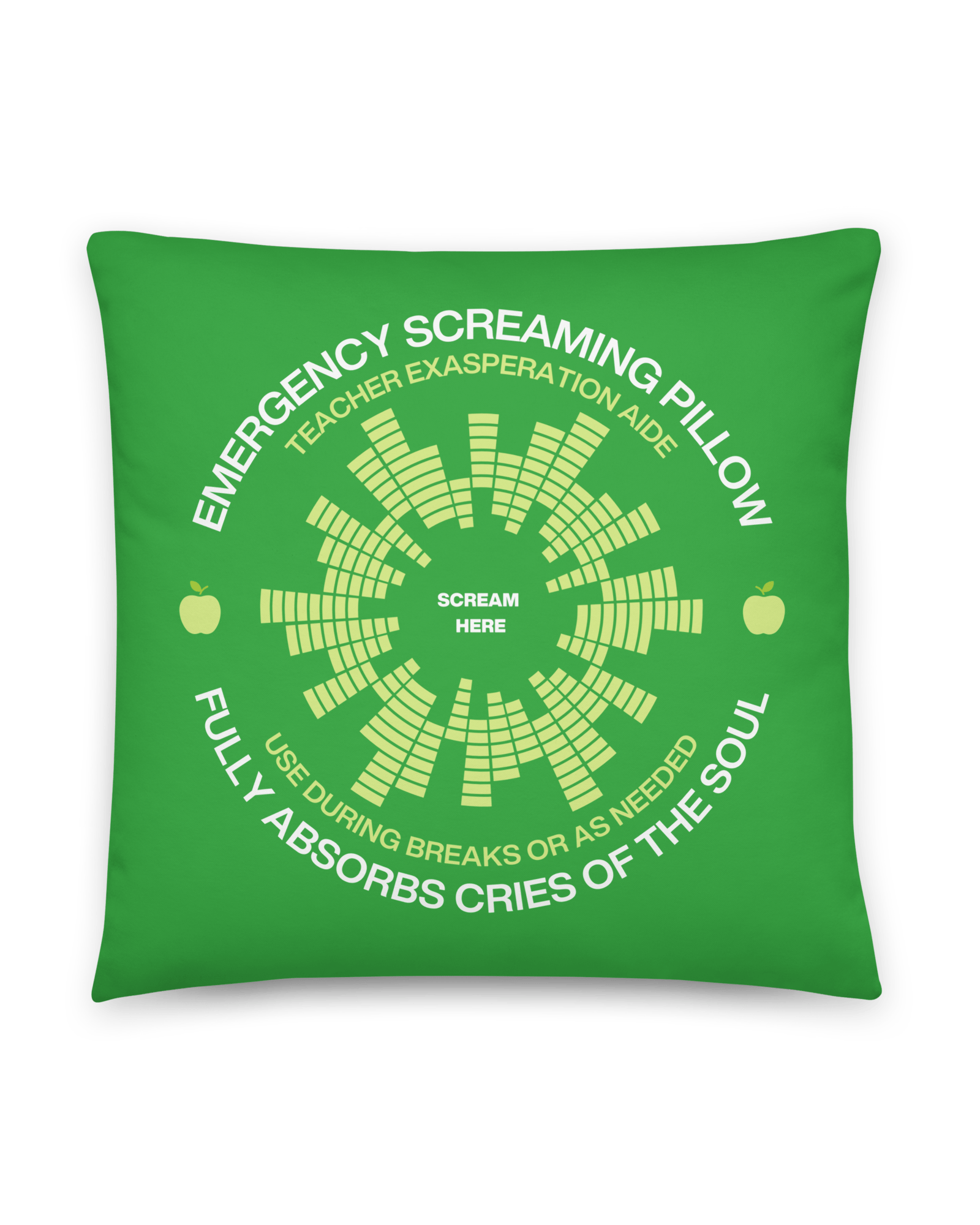 Jolly & Goode Pillow Emergency Screaming Pillow | Teacher Edition Cheeky British Style