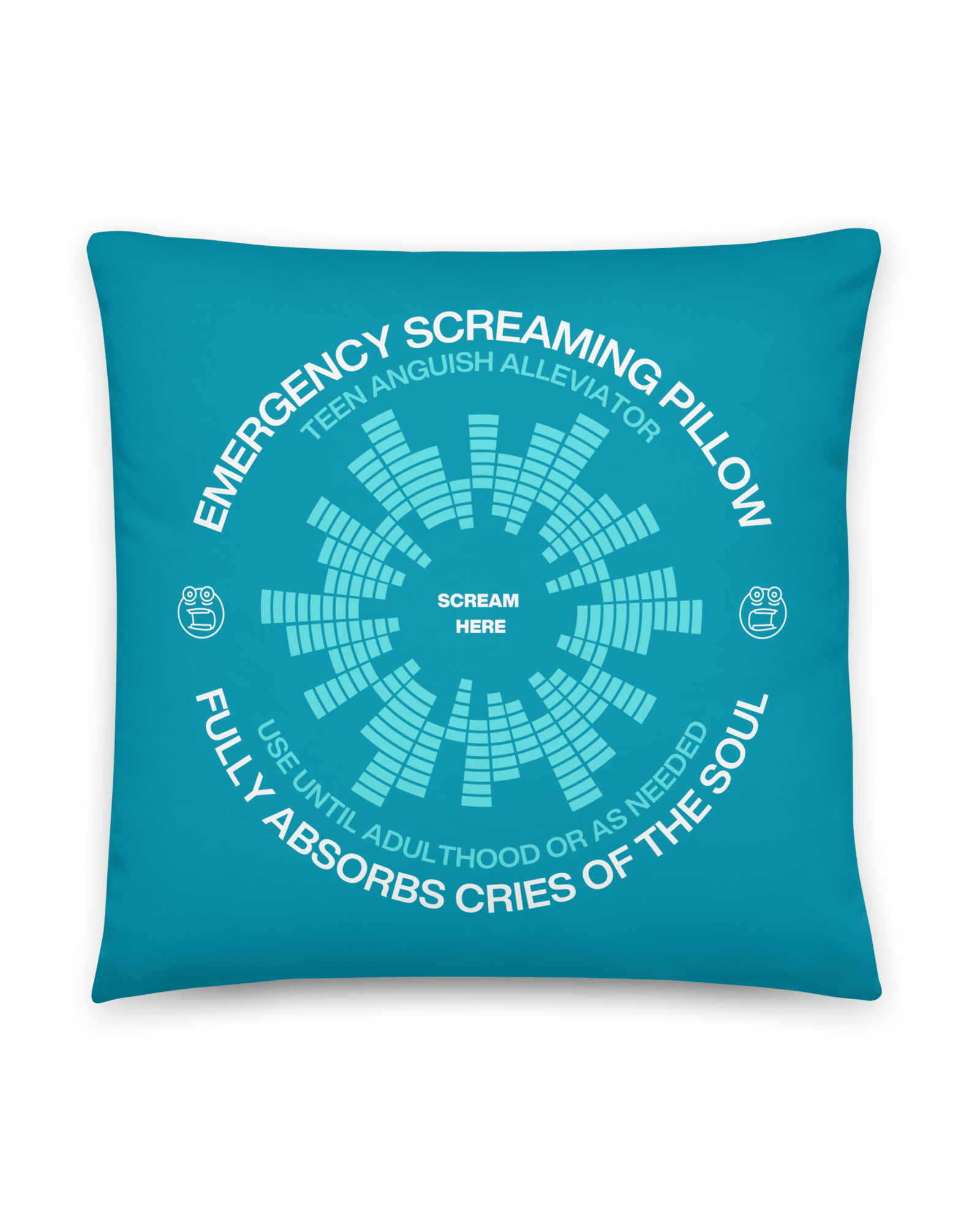 Jolly & Goode Pillow Emergency Screaming Pillow | Teen Edition Cheeky British Style