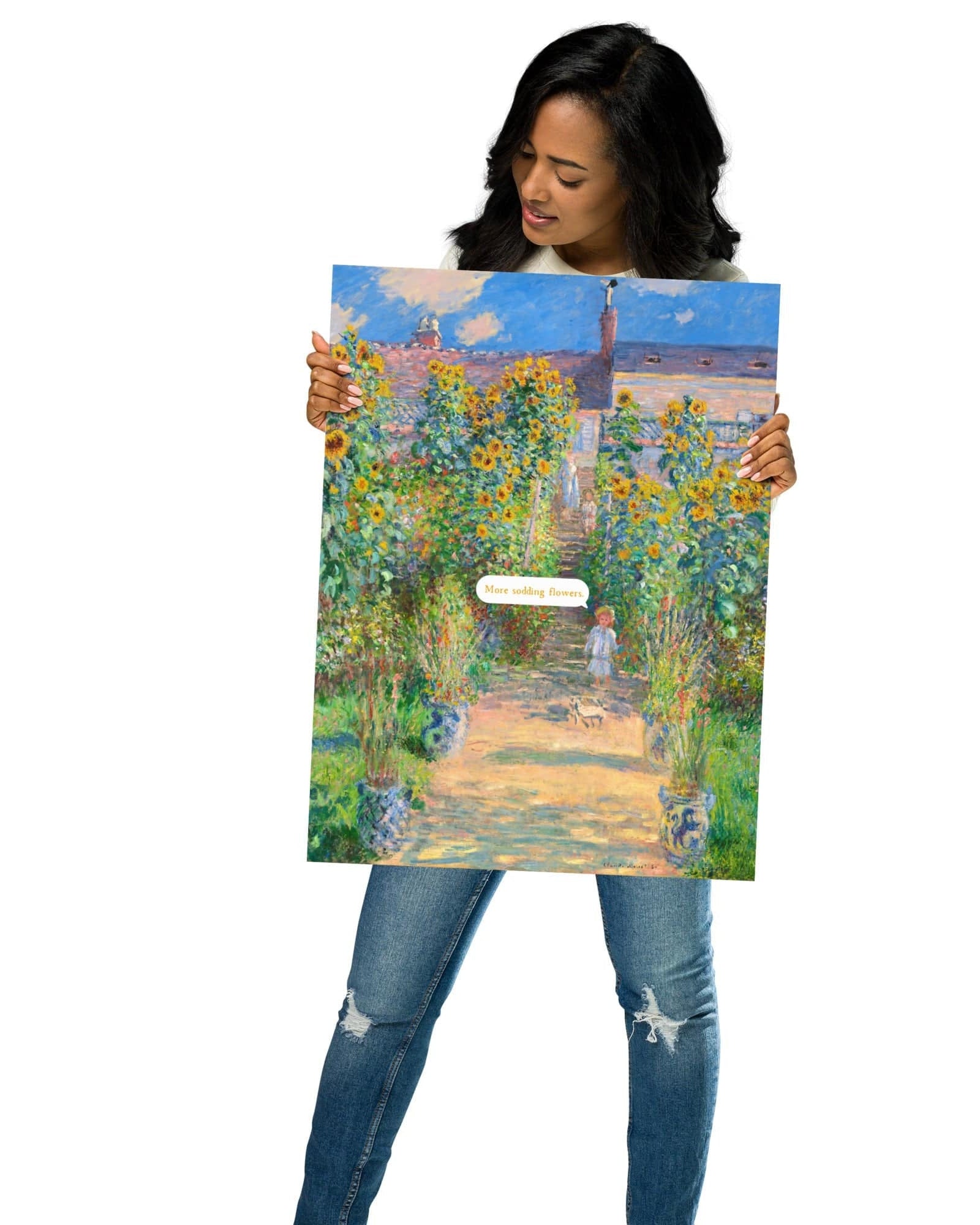 Jolly & Goode Posters, Prints, & Visual Artwork 18″×24″ More Sodding Flowers Poster Cheeky British Style