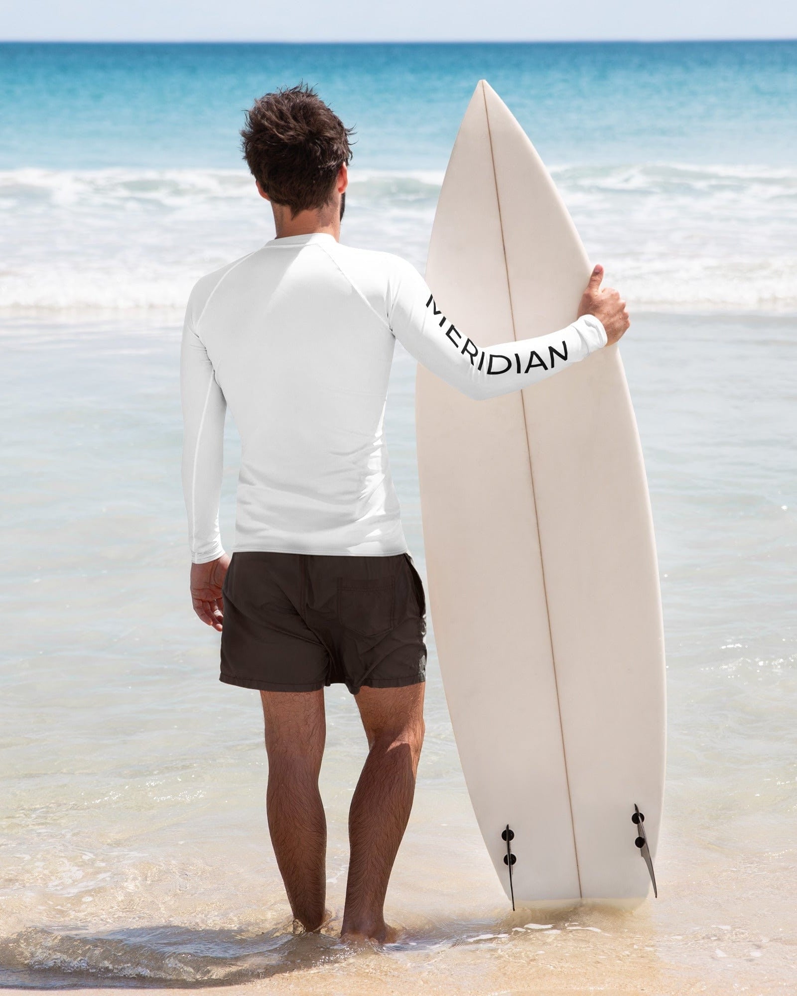 Jolly & Goode Rash Guards & Swim Shirts Greenwich Meridian Men's Swim Shirt Cheeky British Style