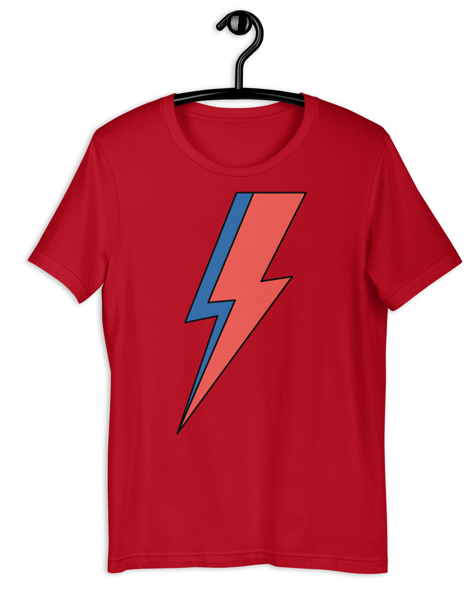Jolly & Goode Red / S Lightning Bolt T-shirt Cheeky British Style