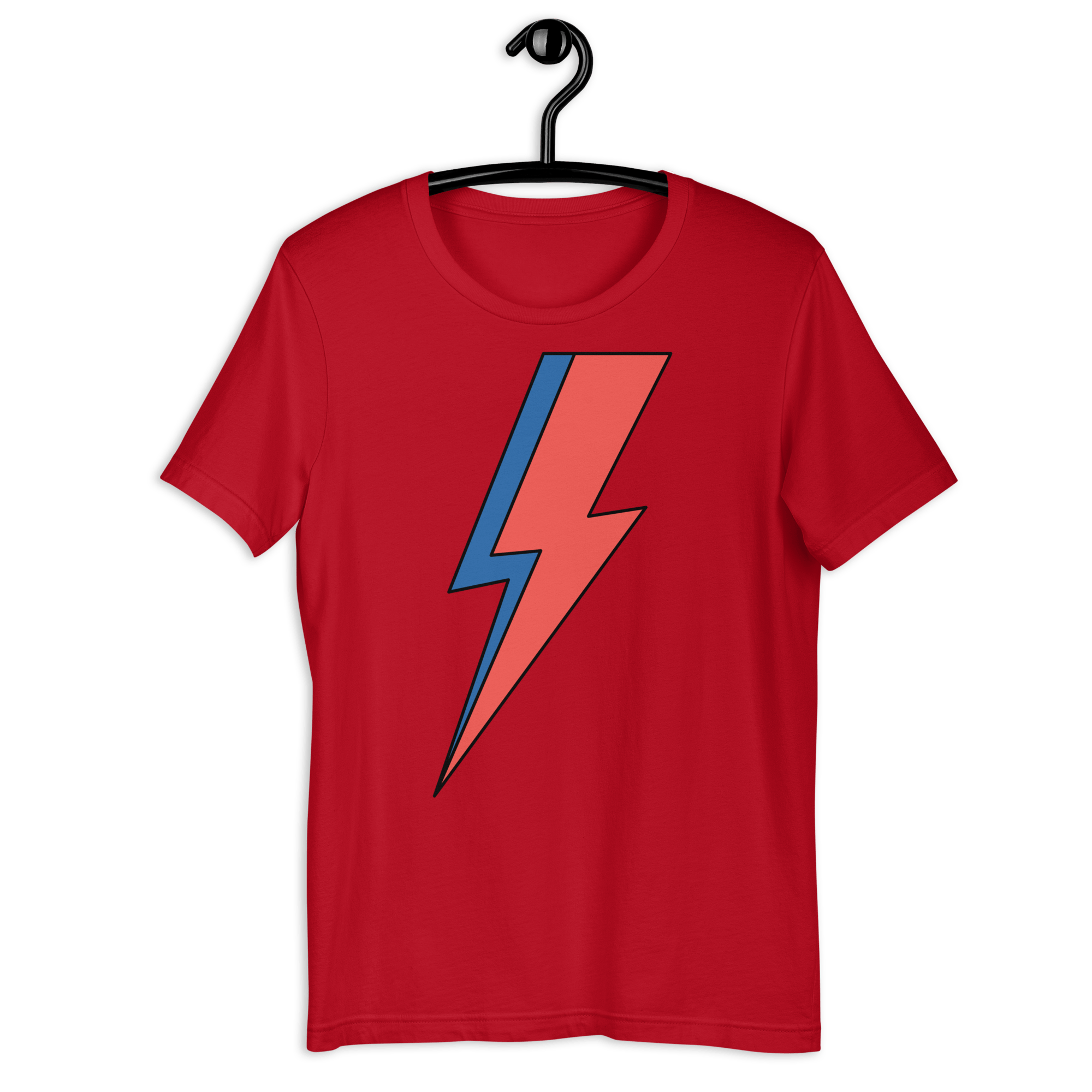 Jolly & Goode Red / S Lightning Bolt T-shirt Cheeky British Style