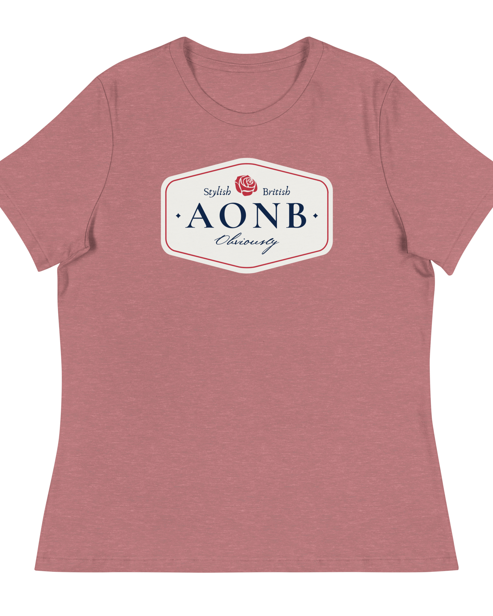 Jolly & Goode Shirts & Tops AONB Women's Relaxed T-Shirt | Area of Outstanding Natural Beauty Cheeky British Style