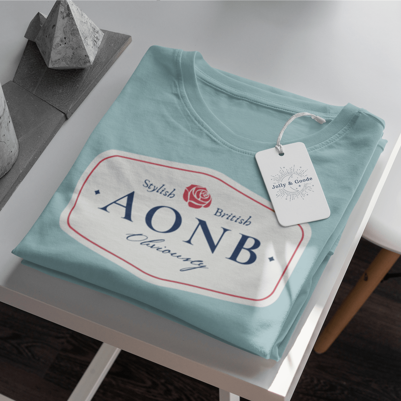Jolly & Goode Shirts & Tops AONB Women's Relaxed T-Shirt | Area of Outstanding Natural Beauty Cheeky British Style