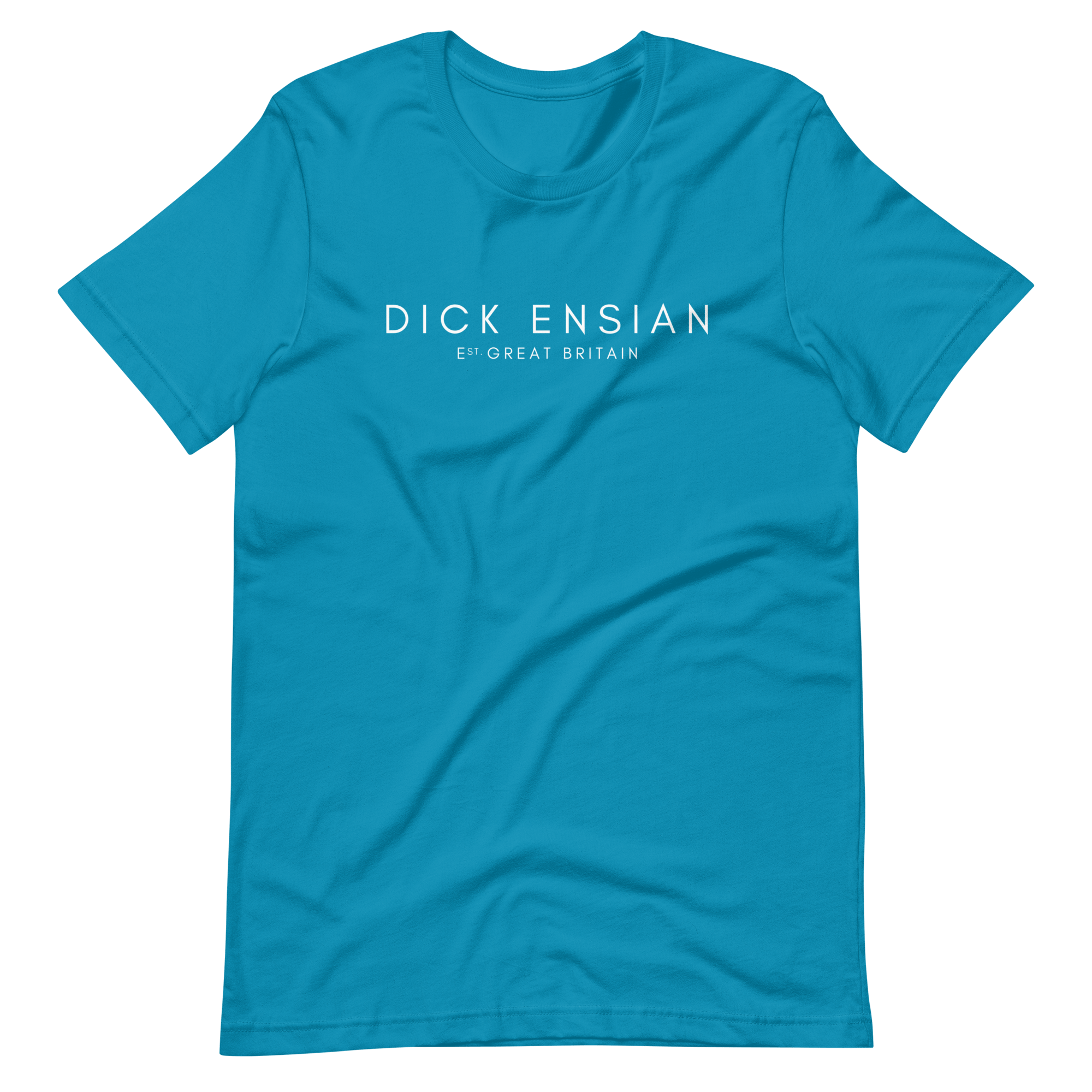 Jolly & Goode Shirts & Tops Aqua / S Dick Ensian Classic T-Shirt Cheeky British Style