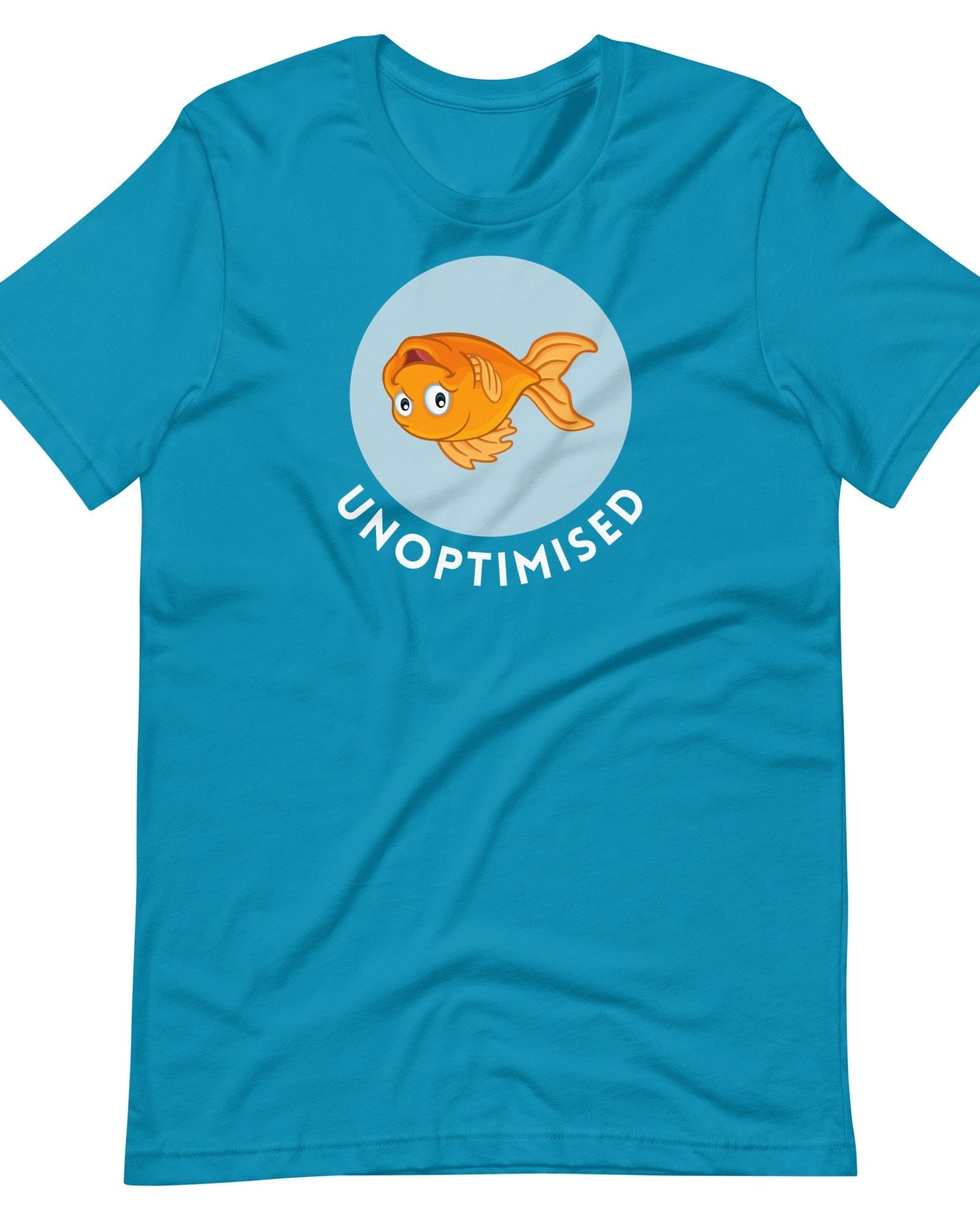 Jolly & Goode Shirts & Tops Aqua / S Unoptimised Goldfish T-shirt Cheeky British Style