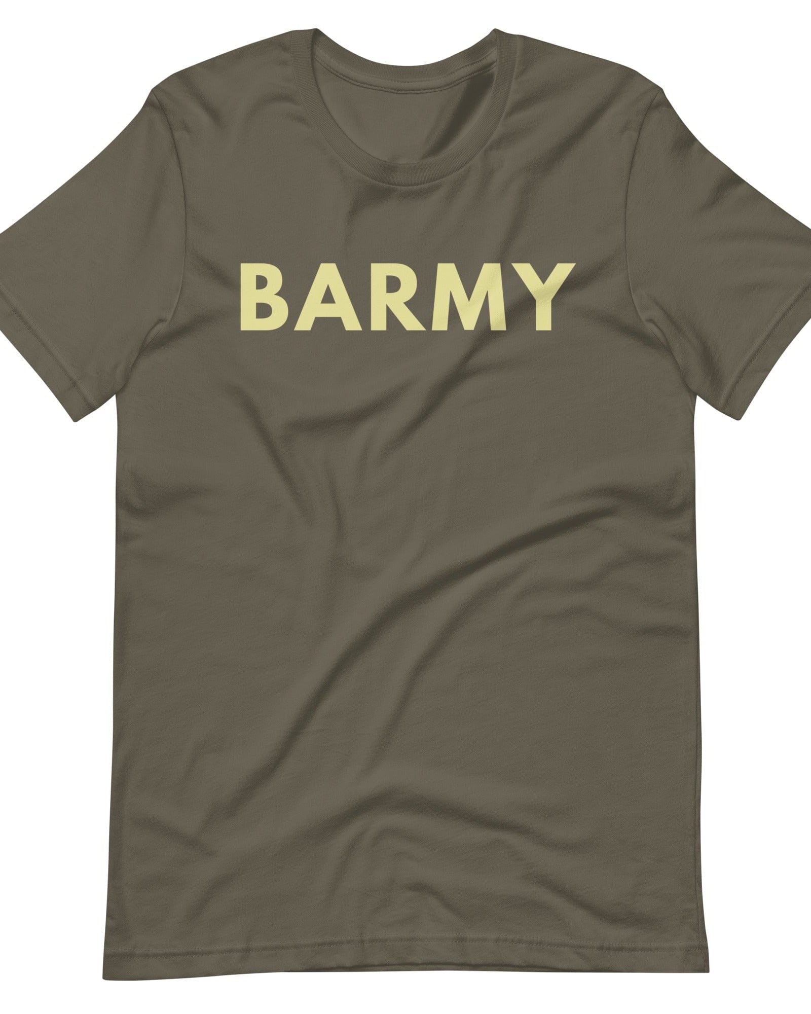 Jolly & Goode Shirts & Tops Army / S Barmy T-shirt | Unisex Cheeky British Style