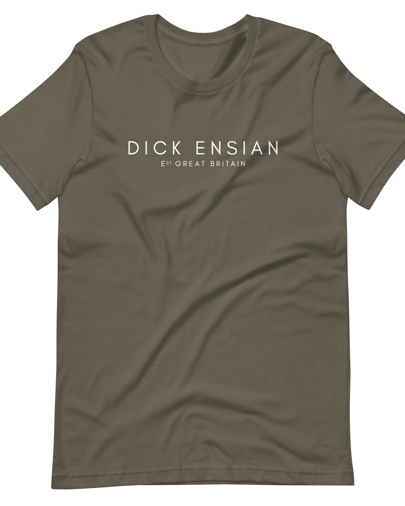 Jolly & Goode Shirts & Tops Army / S Dick Ensian Classic T-Shirt Cheeky British Style