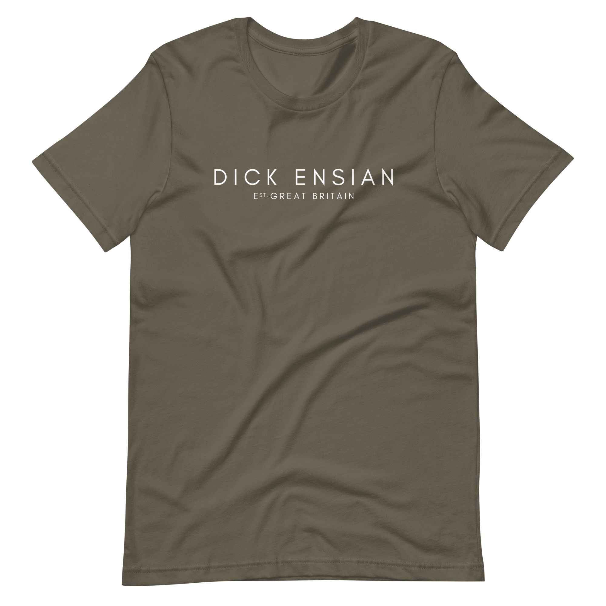 Jolly & Goode Shirts & Tops Army / S Dick Ensian Classic T-Shirt Cheeky British Style