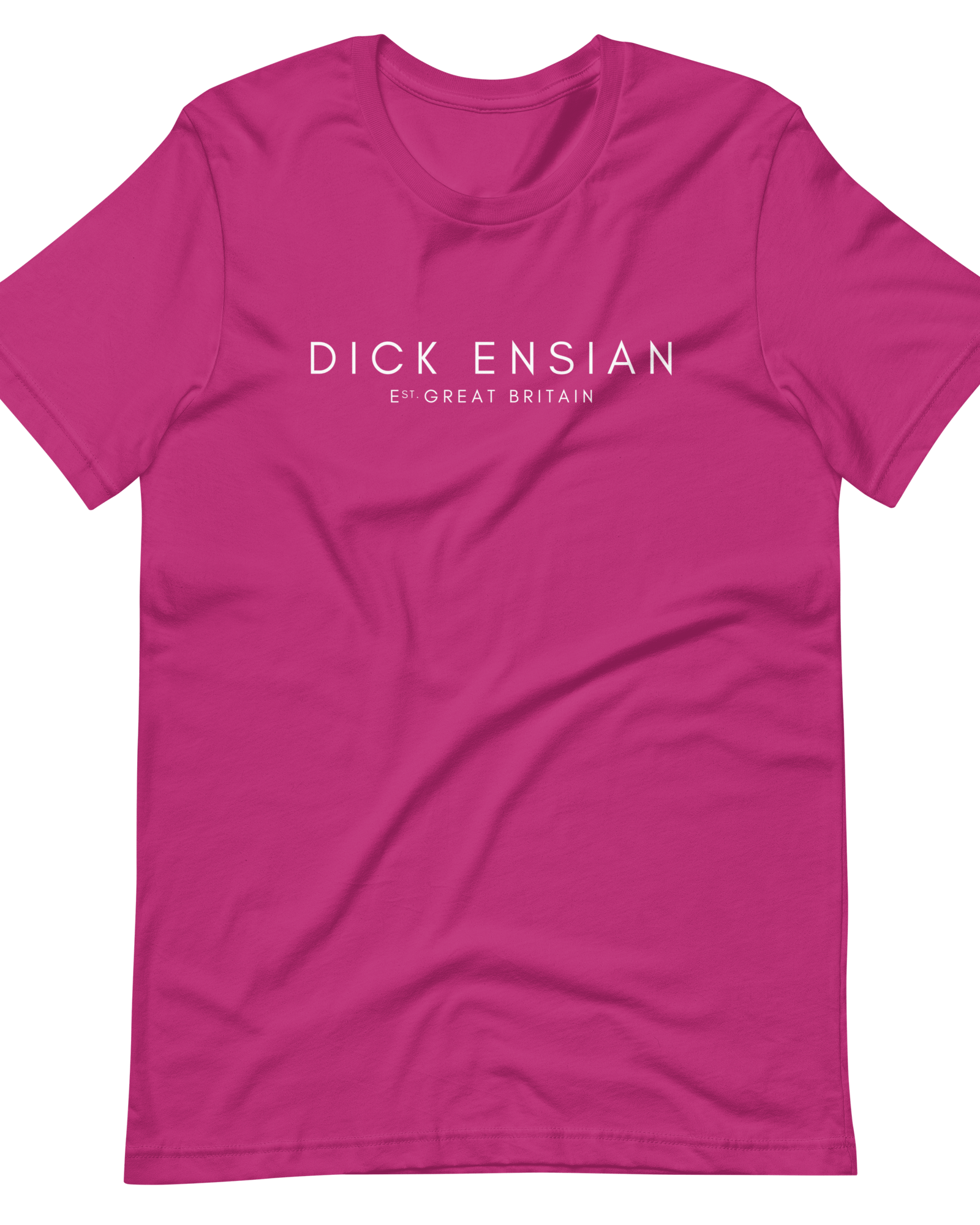 Jolly & Goode Shirts & Tops Berry / S Dick Ensian Classic T-Shirt Cheeky British Style