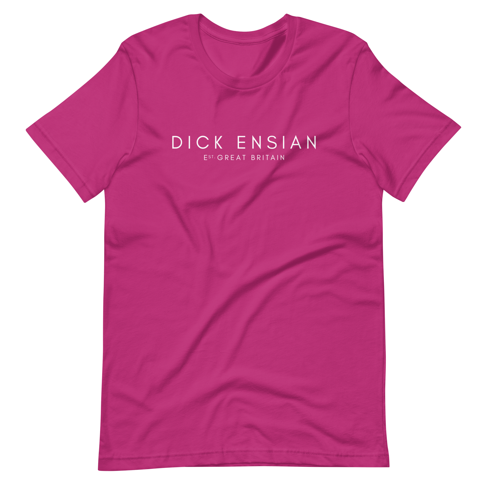 Jolly & Goode Shirts & Tops Berry / S Dick Ensian Classic T-Shirt Cheeky British Style