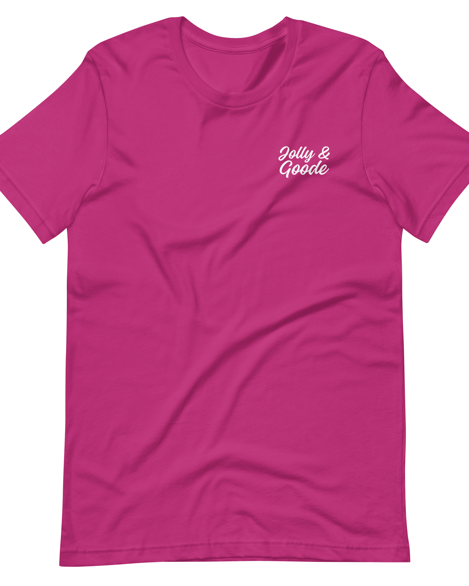 Jolly & Goode Shirts & Tops Berry / S Jolly & Goode T-shirt | Handwritten Cheeky British Style