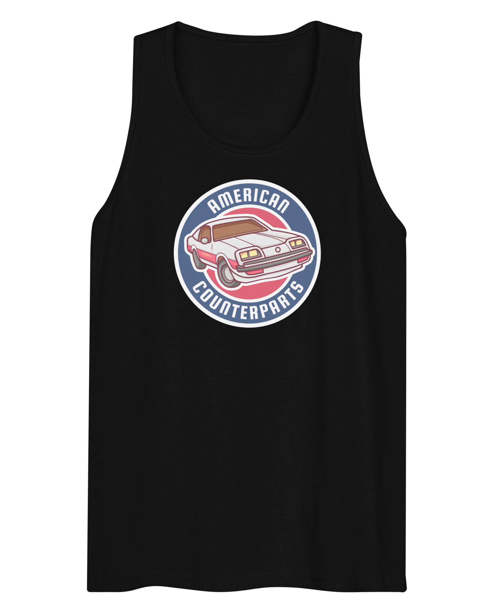 Jolly & Goode Shirts & Tops Black / S American Counterparts | Men’s Vest | Tank Top Cheeky British Style
