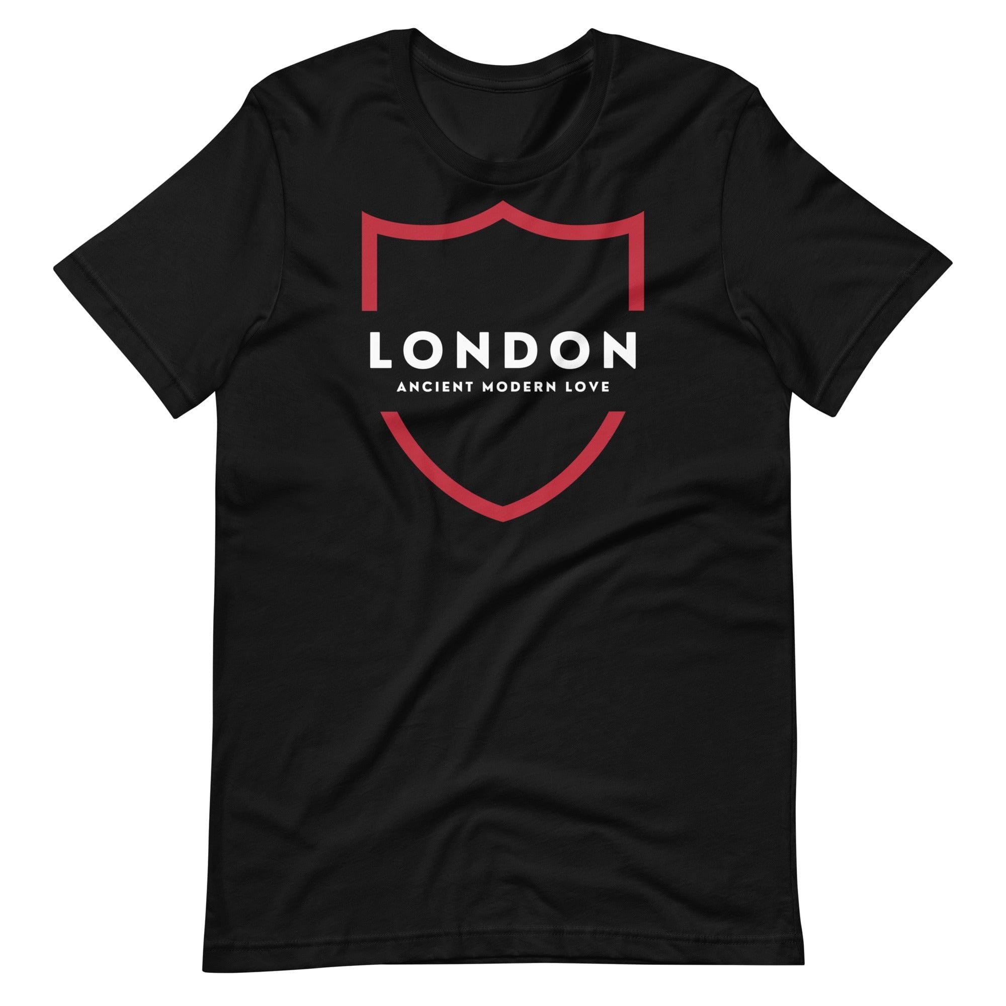 Jolly & Goode Shirts & Tops Black / S London Ancient Modern Love T-shirt Cheeky British Style