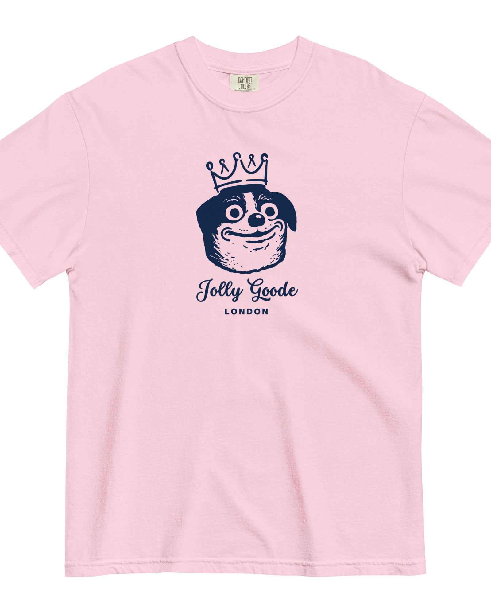 Jolly & Goode Shirts & Tops Blossom / S Jolly Goode London Crowned Dog Tee Cheeky British Style