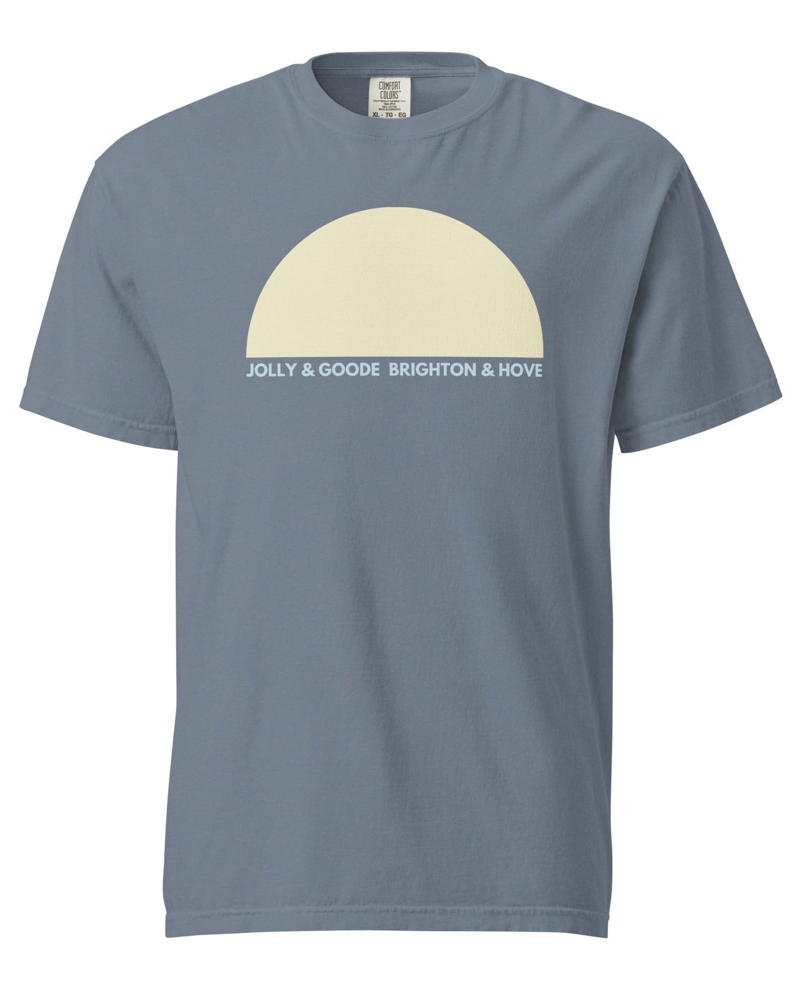 Jolly & Goode Shirts & Tops Brighton & Hove Sun | Garment-dyed Heavyweight T-shirt Cheeky British Style