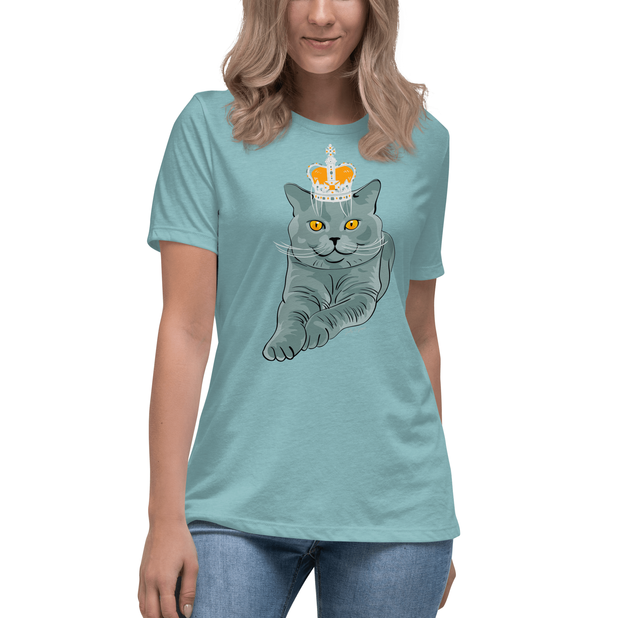 Jolly & Goode Shirts & Tops British Blue Women's Relaxed T-Shirt Cheeky British Style