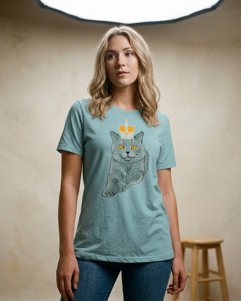 Jolly & Goode Shirts & Tops British Blue Women's Relaxed T-Shirt Cheeky British Style