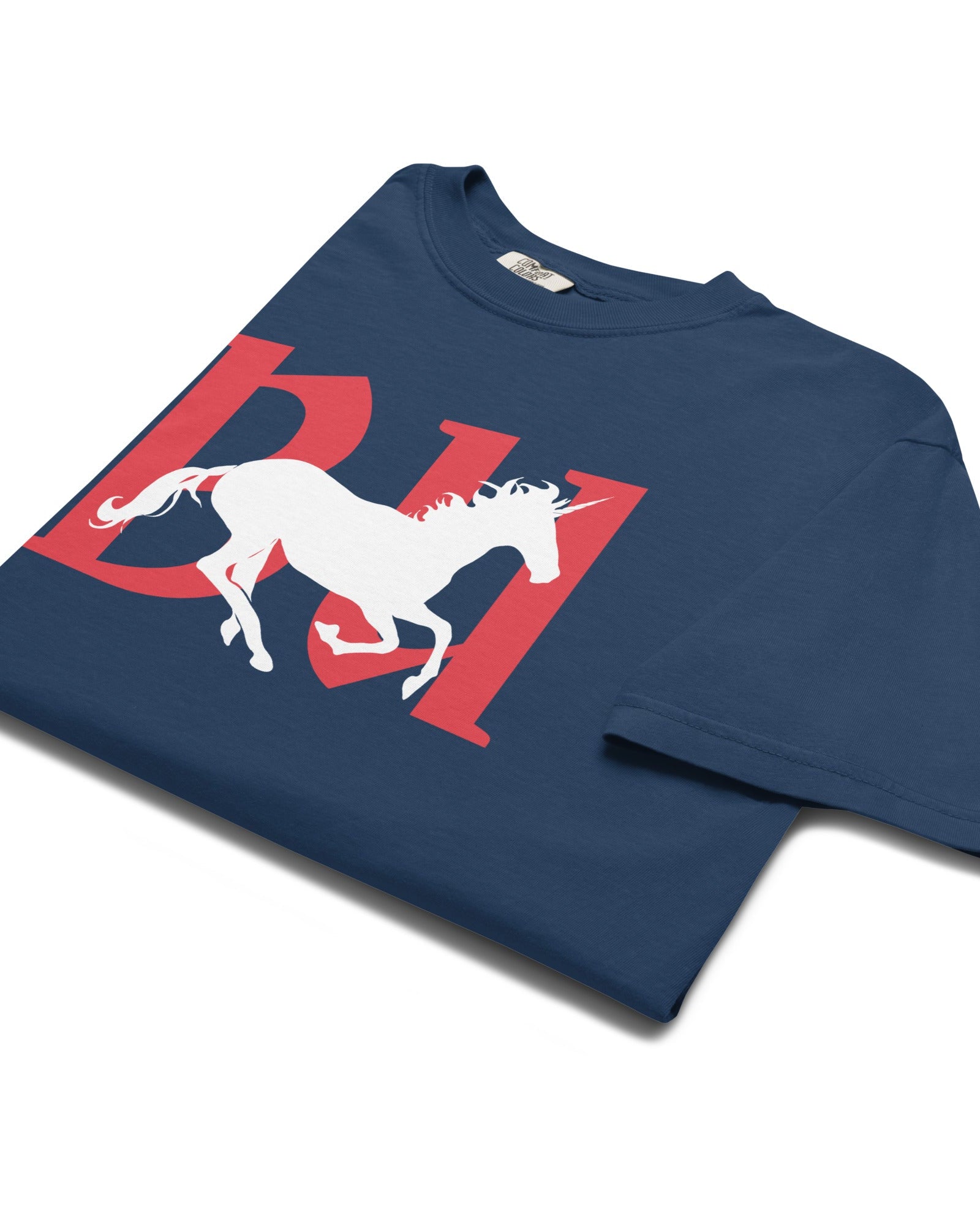 Jolly & Goode Shirts & Tops British Unicorn | Galloping | Garment-dyed Tee Cheeky British Style