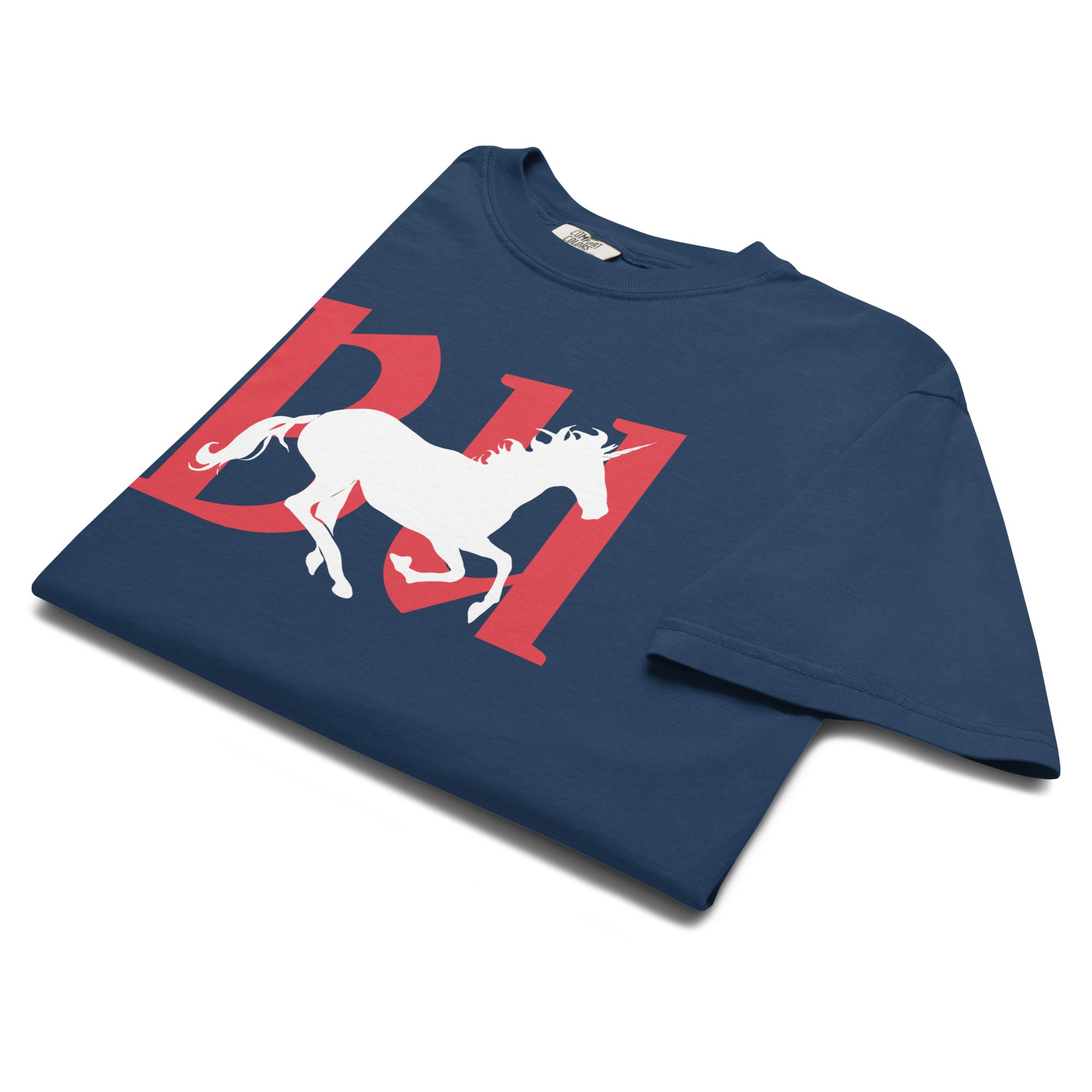 Jolly & Goode Shirts & Tops British Unicorn | Galloping | Garment-dyed Tee Cheeky British Style