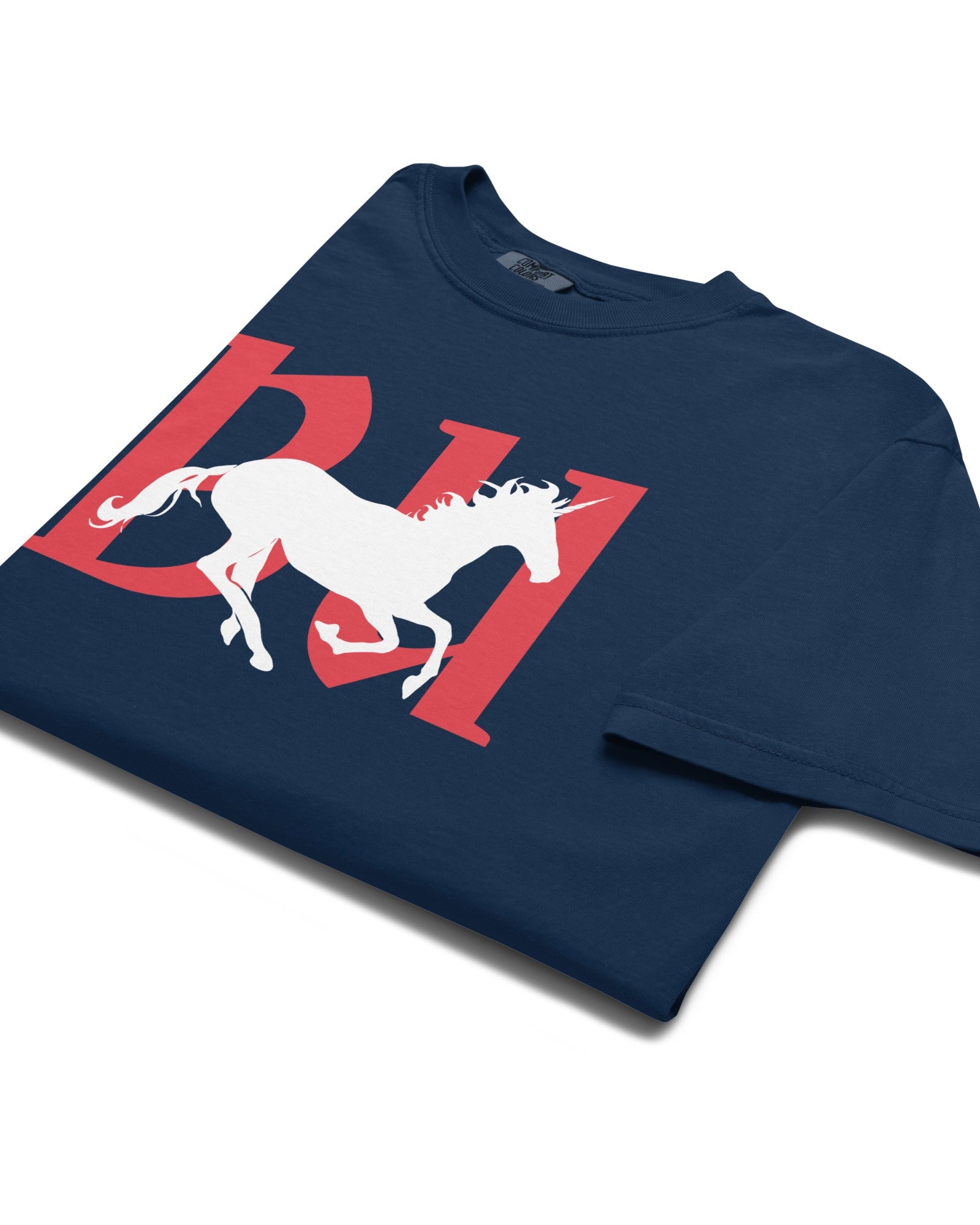 Jolly & Goode Shirts & Tops British Unicorn | Galloping | Garment-dyed Tee Cheeky British Style