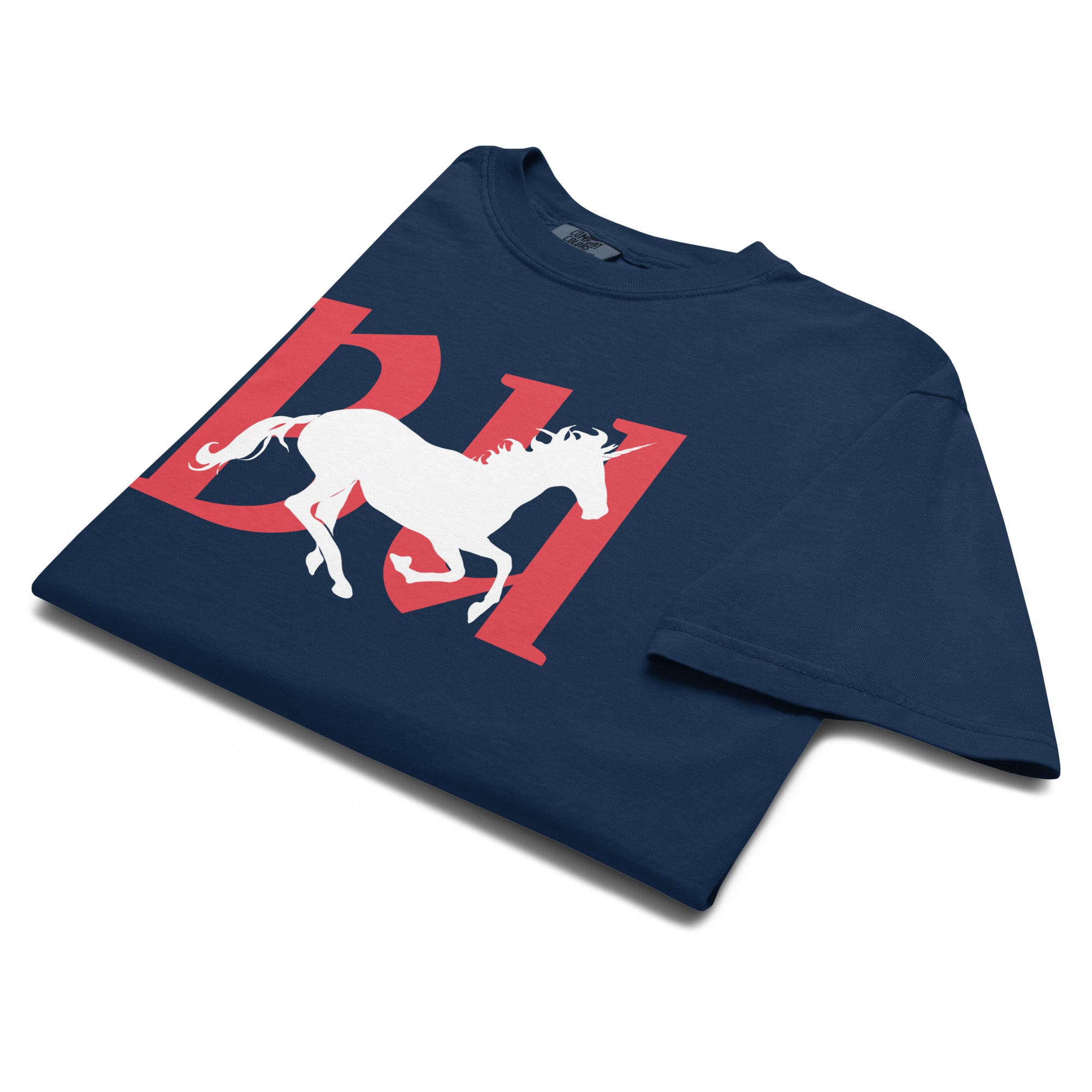 Jolly & Goode Shirts & Tops British Unicorn | Galloping | Garment-dyed Tee Cheeky British Style