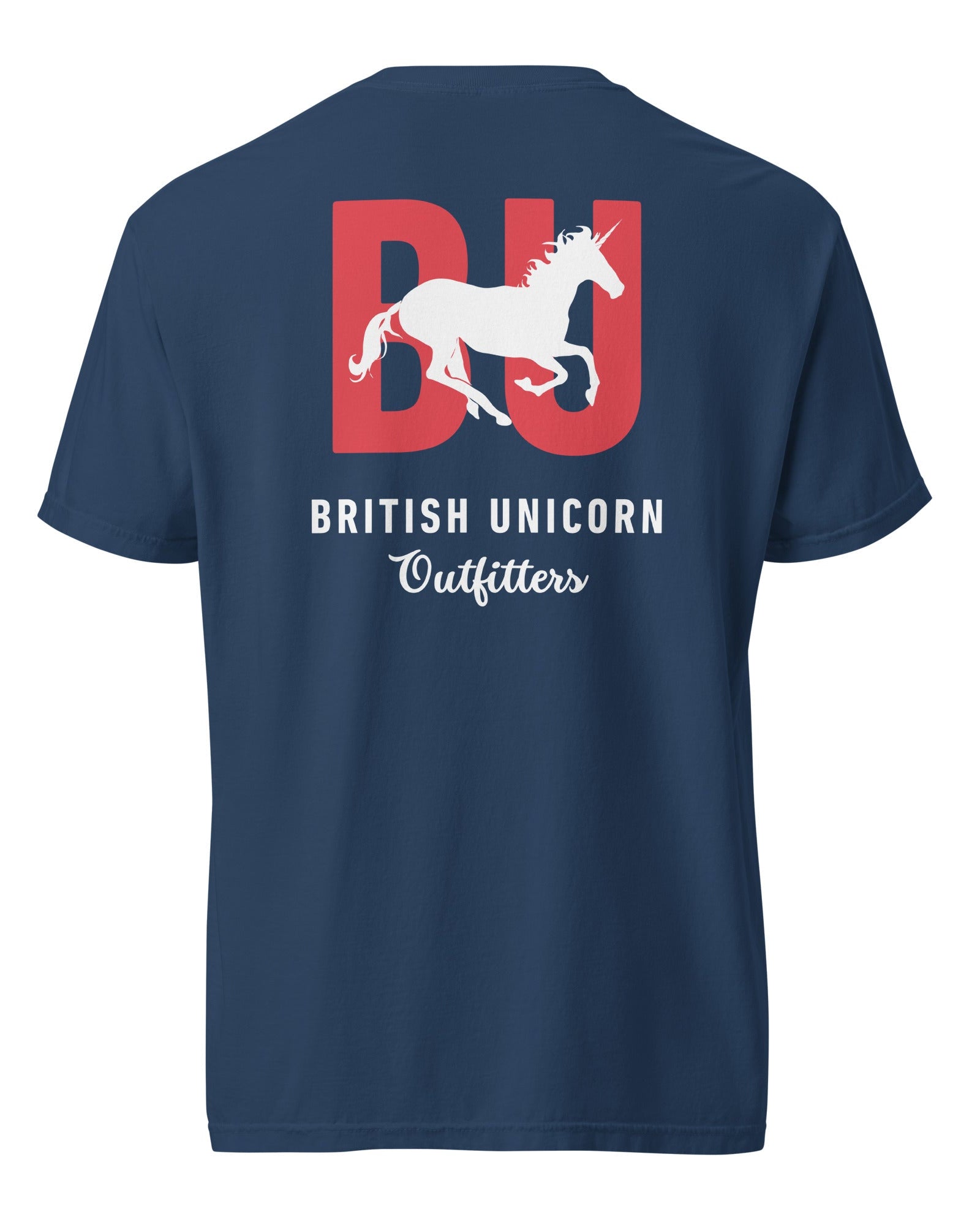 Jolly & Goode Shirts & Tops British Unicorn Outfitters Garment-dyed Heavyweight Tee Cheeky British Style