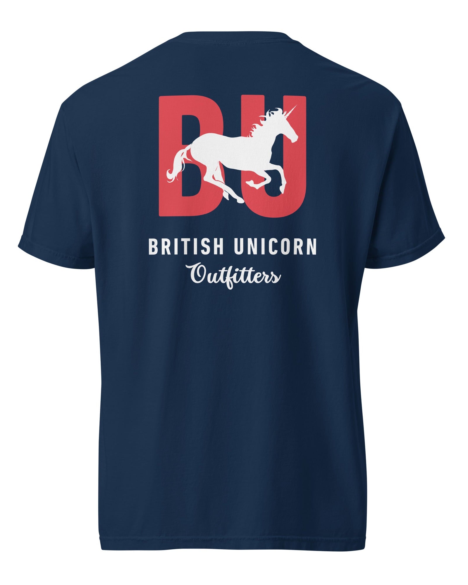 Jolly & Goode Shirts & Tops British Unicorn Outfitters Garment-dyed Heavyweight Tee Cheeky British Style