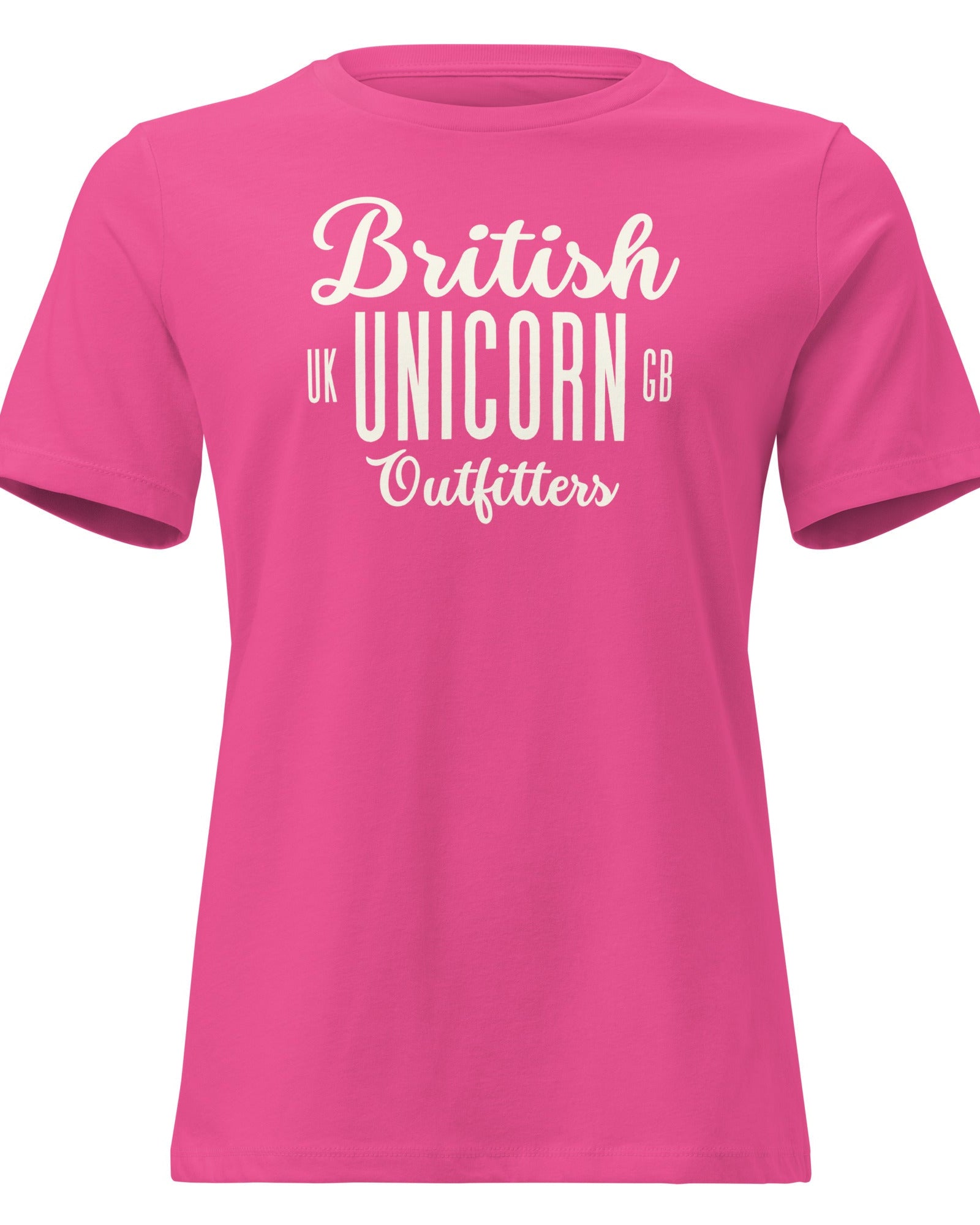 Jolly & Goode Shirts & Tops British Unicorn Outfitters Women's Relaxed T-Shirt Cheeky British Style