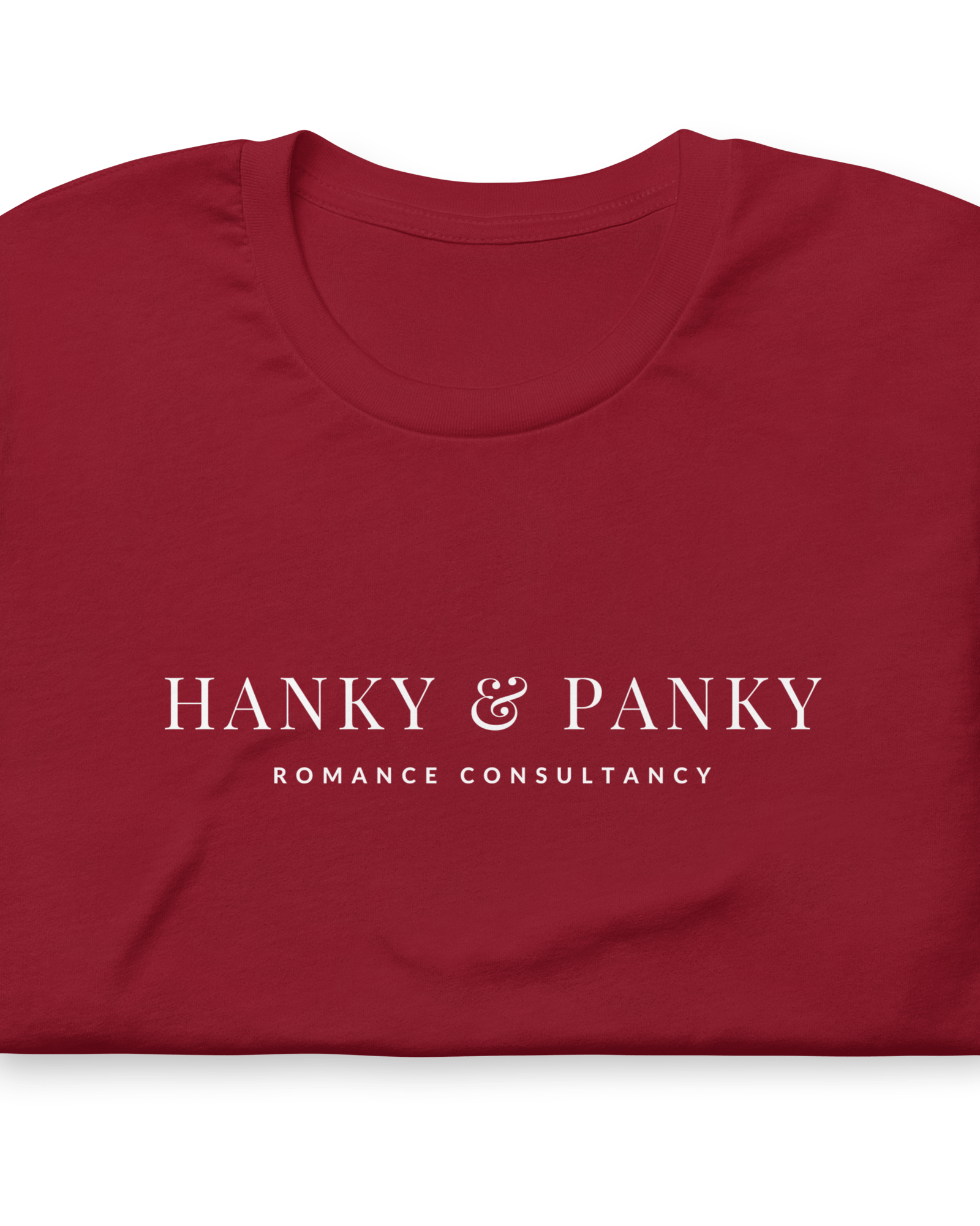 Jolly & Goode Shirts & Tops Cardinal / S Hanky & Panky Romance Consultancy T-shirt Cheeky British Style