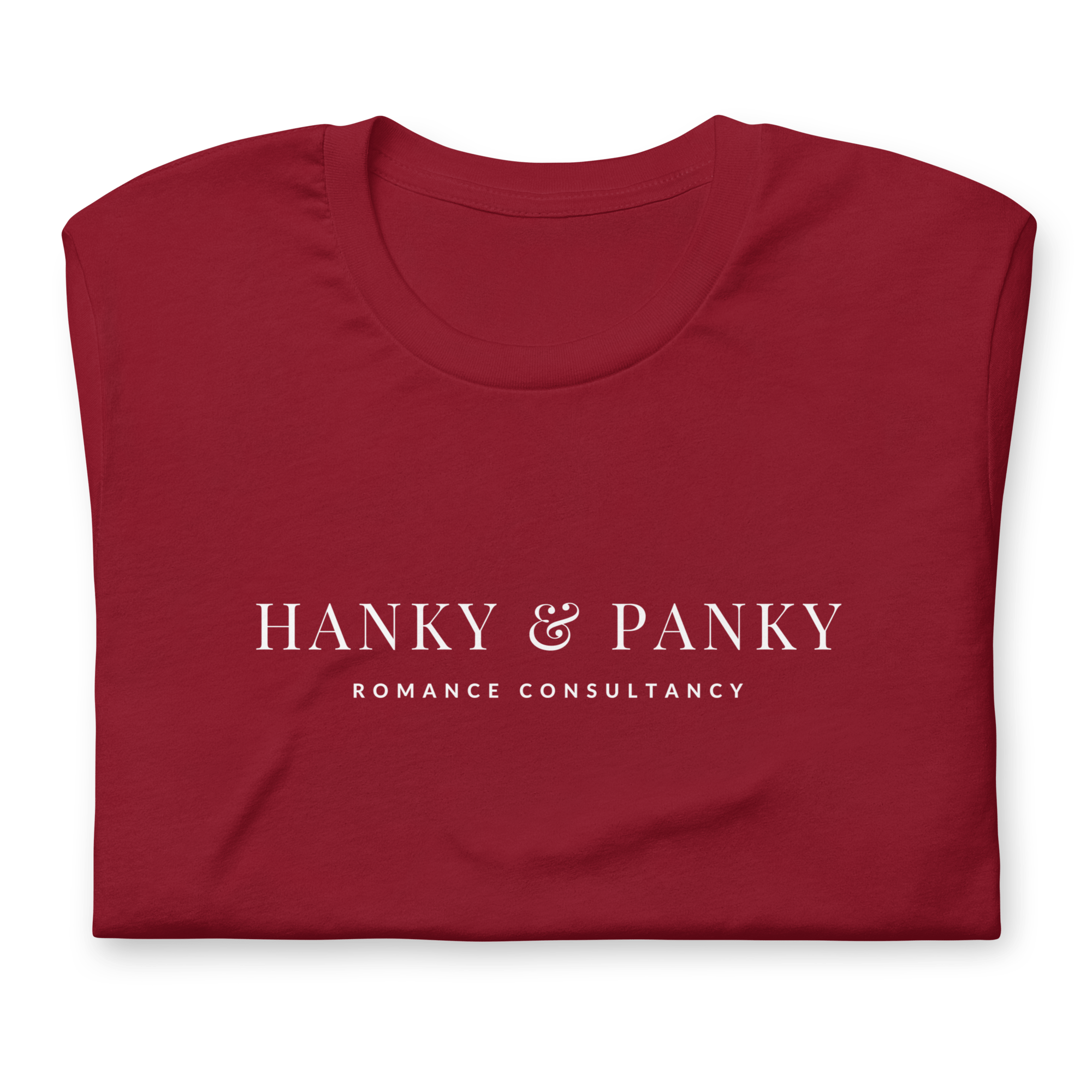 Jolly & Goode Shirts & Tops Cardinal / S Hanky & Panky Romance Consultancy T-shirt Cheeky British Style