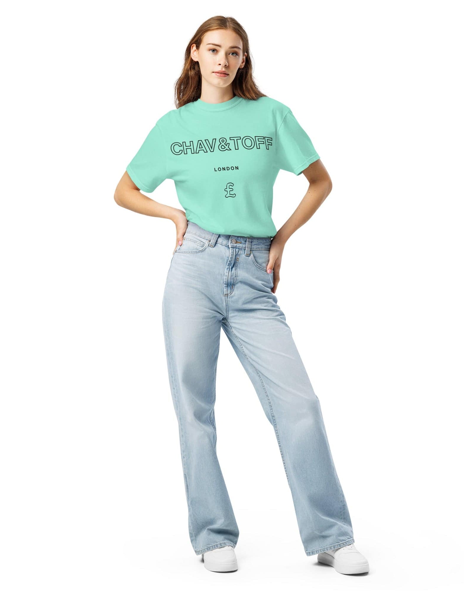 Jolly & Goode Shirts & Tops Chalky Mint / S Chav & Toff London Shirt | Relaxed Fit Cheeky British Style