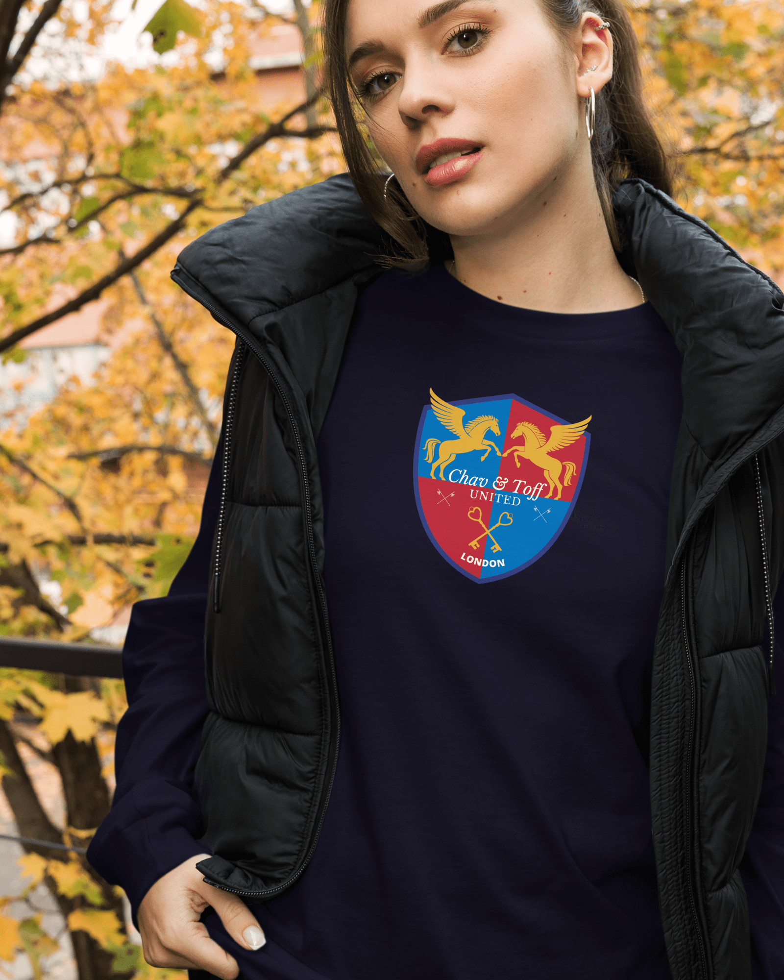 Jolly & Goode Shirts & Tops Chav & Toff United London Long Sleeve Shirt Cheeky British Style