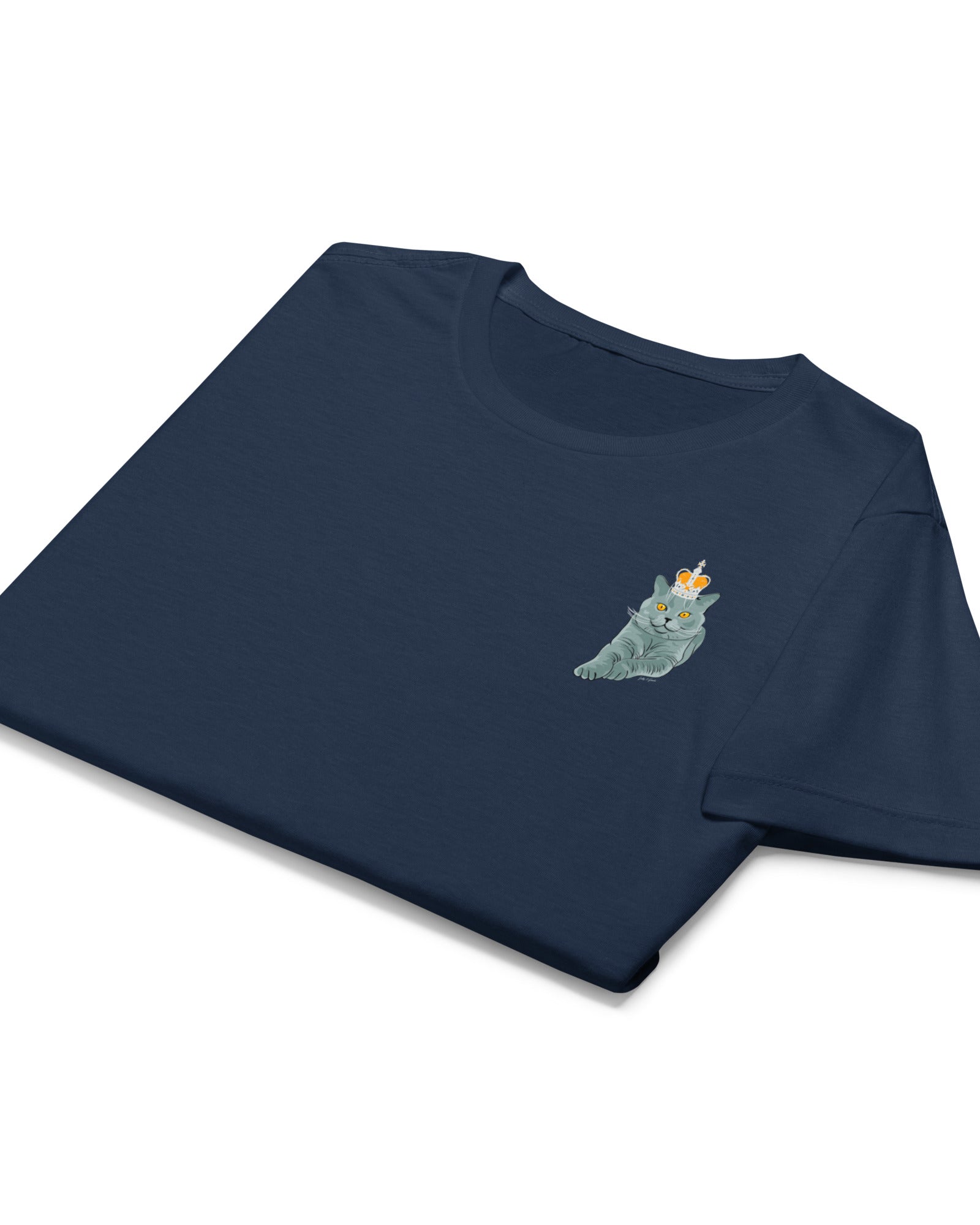 Jolly & Goode Shirts & Tops Crowned British Blue Shorthair Cat | Women’s Tee Cheeky British Style