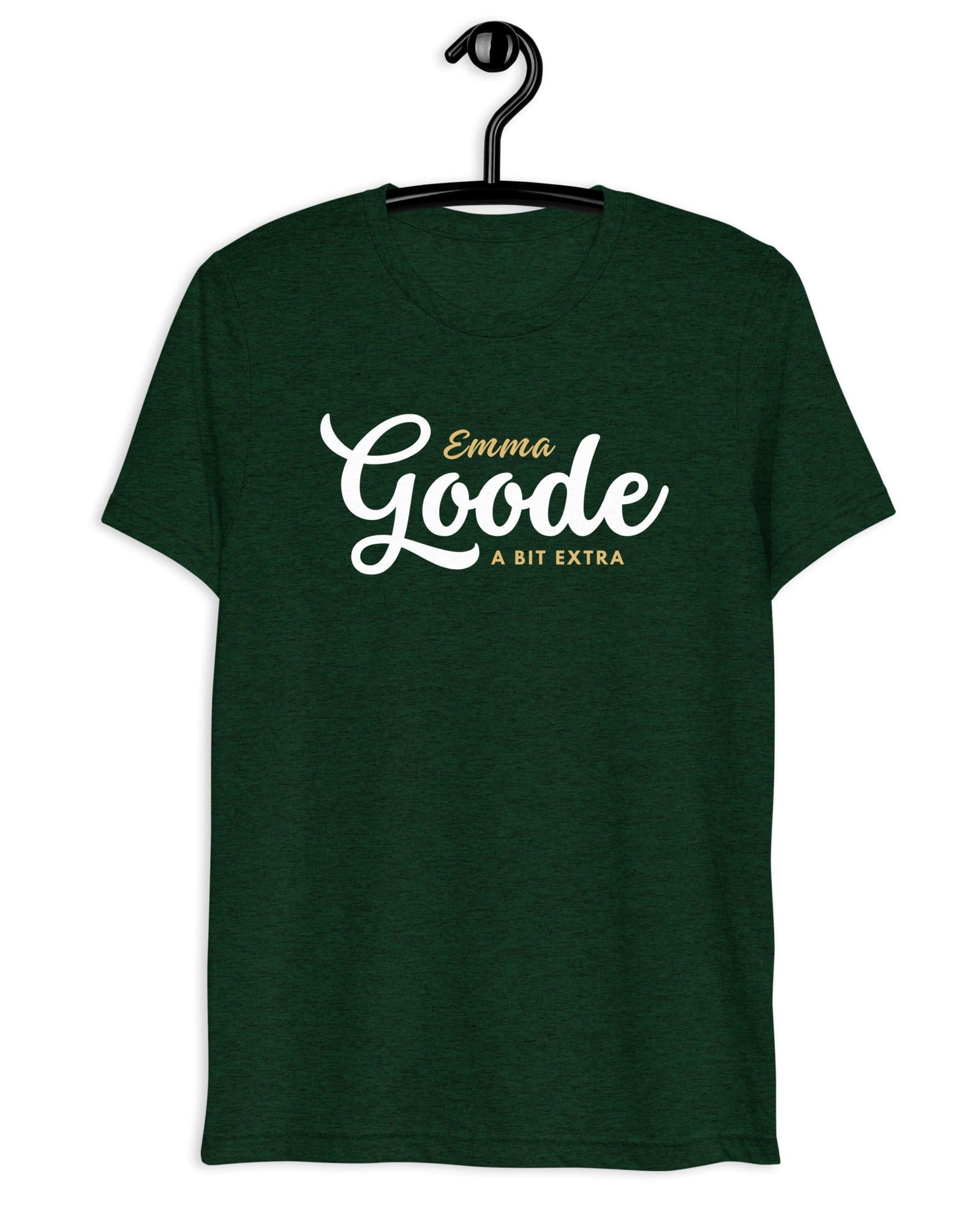 Jolly & Goode Shirts & Tops Emerald Triblend / XS Emma Goode - A Bit Extra - T-shirt | Triblend Cheeky British Style