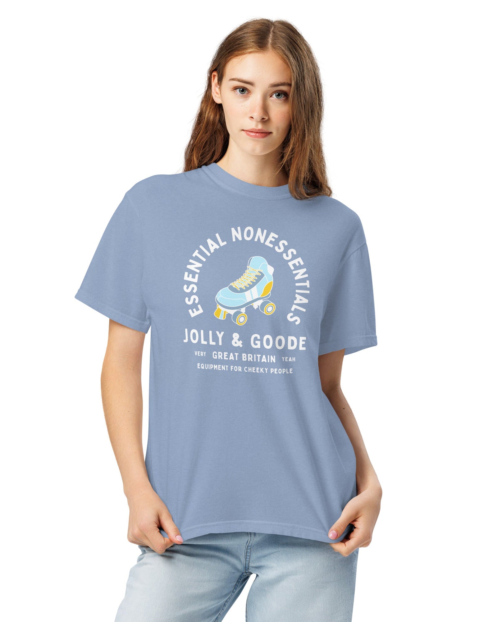 Jolly & Goode Shirts & Tops Essential Nonessentials Roller Skate Tee Cheeky British Style